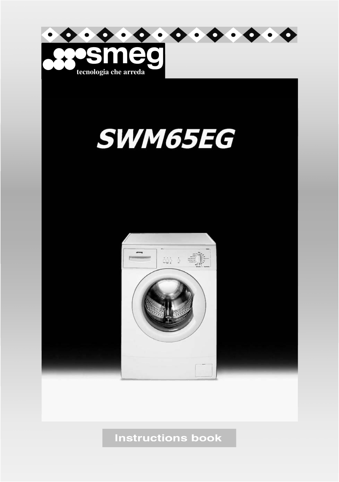 Smeg SWM65EG manual Nstructions Book 