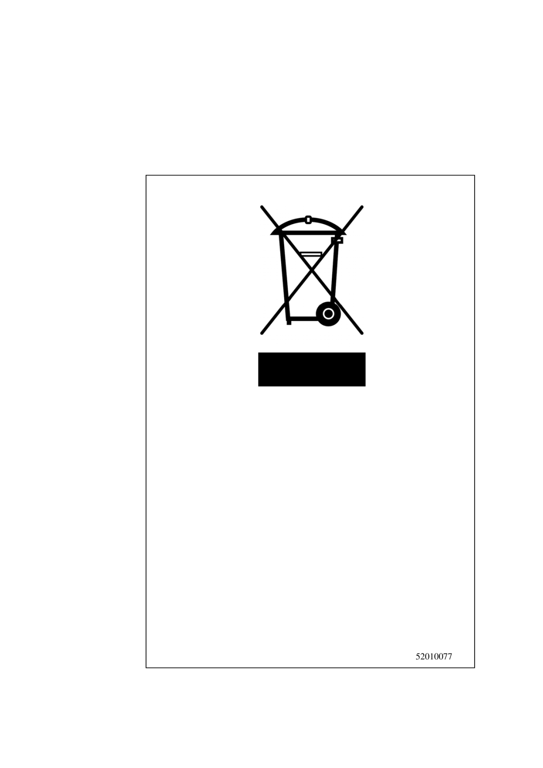 Smeg WM40T-1 technical specifications 52010077 