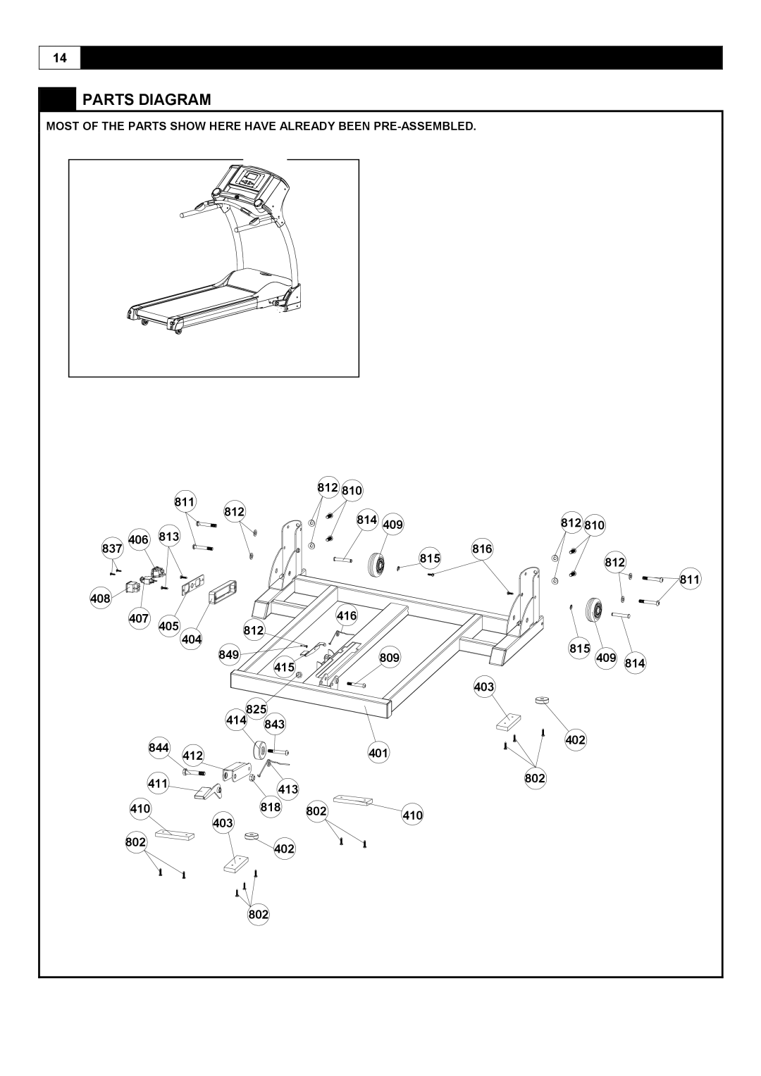 Smooth Fitness 5.25E user manual 415 403 414 825 843 402 844 412 401 411 413 802 410 818 