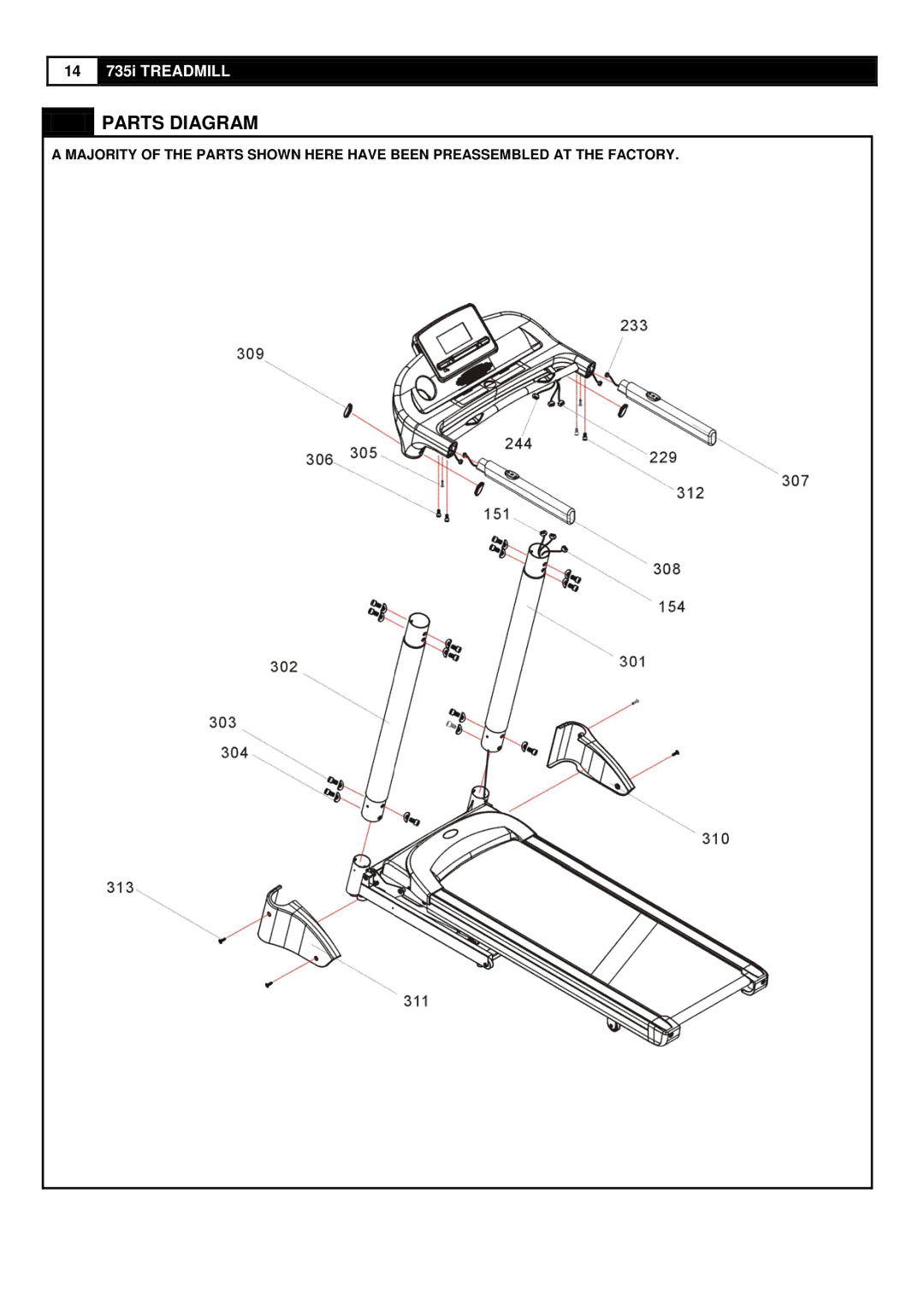 Smooth Fitness user manual 735i Treadmill 