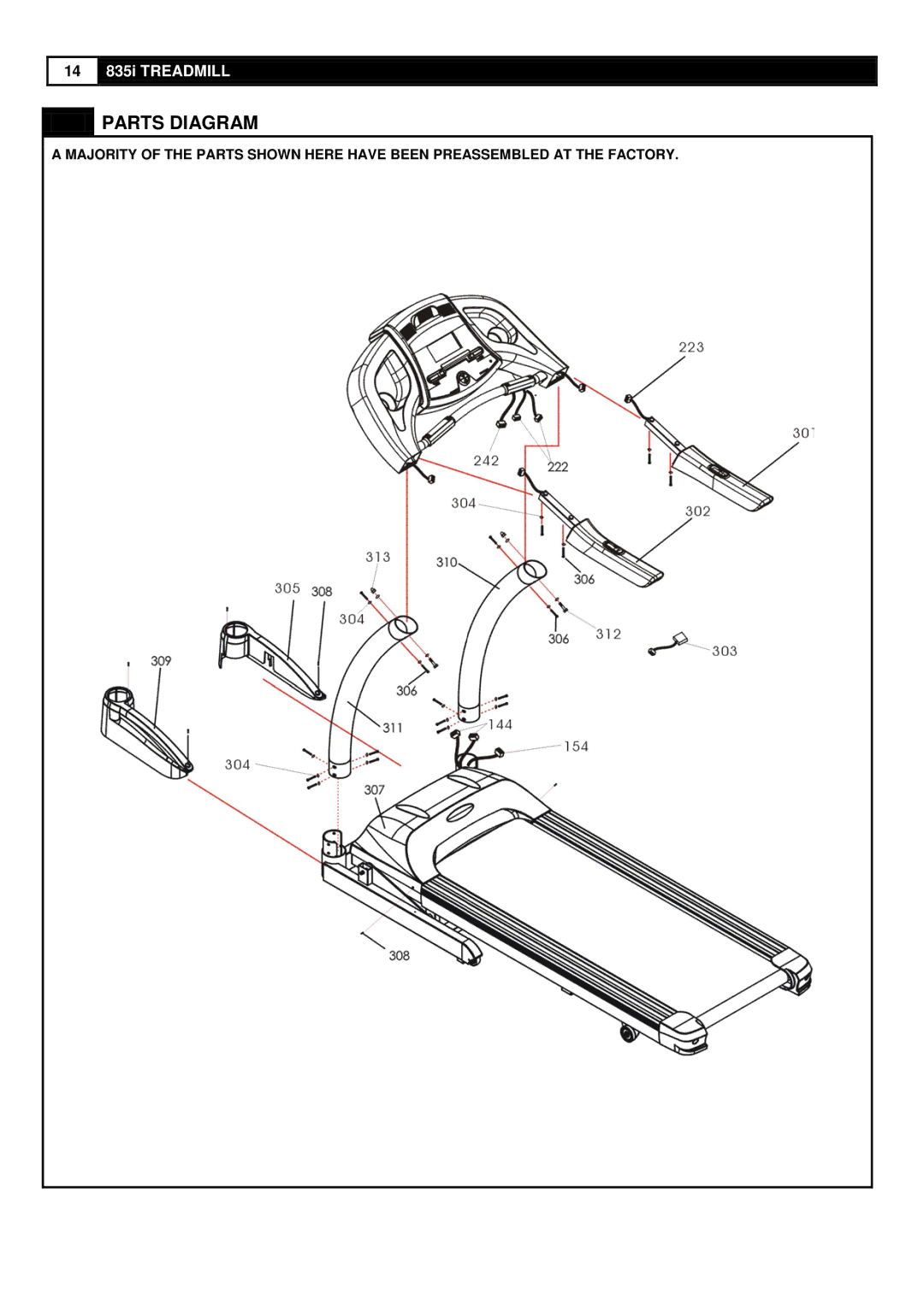 Smooth Fitness user manual 835i Treadmill 