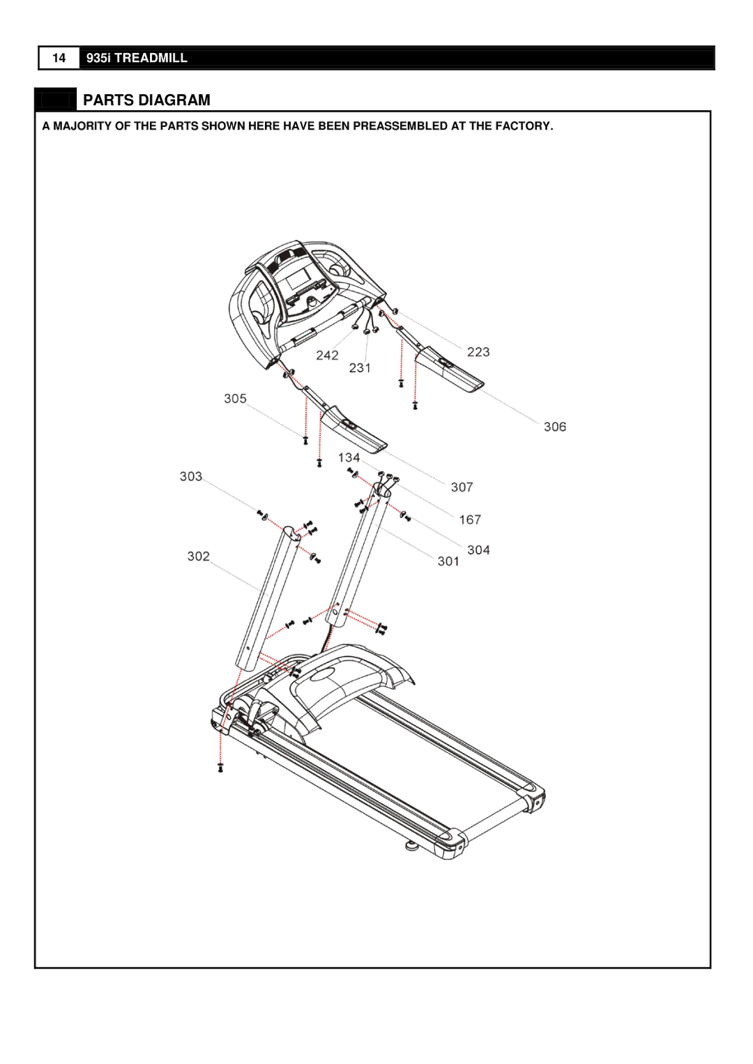 Smooth Fitness user manual 935i Treadmill 