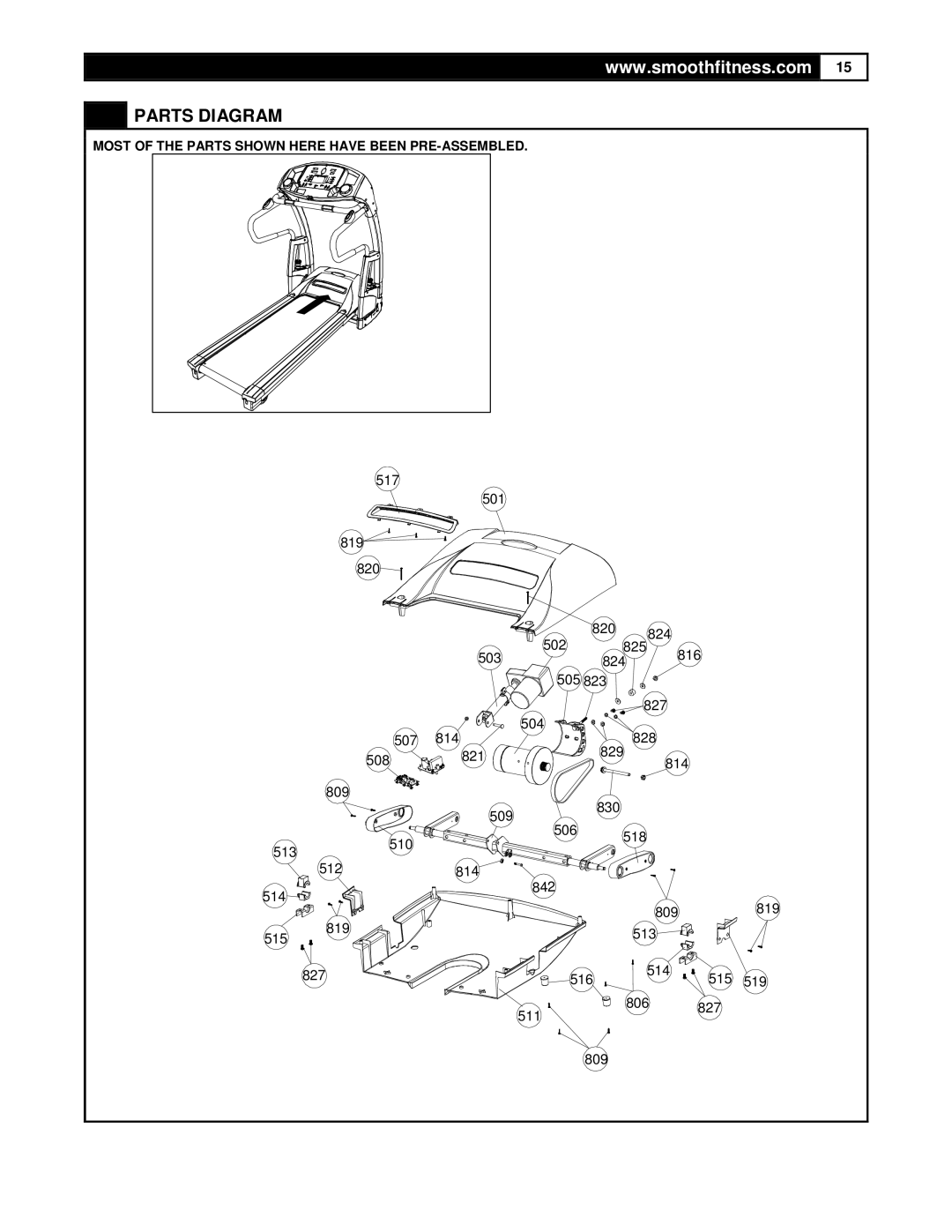 Smooth Fitness 9.35HR user manual 517 501 