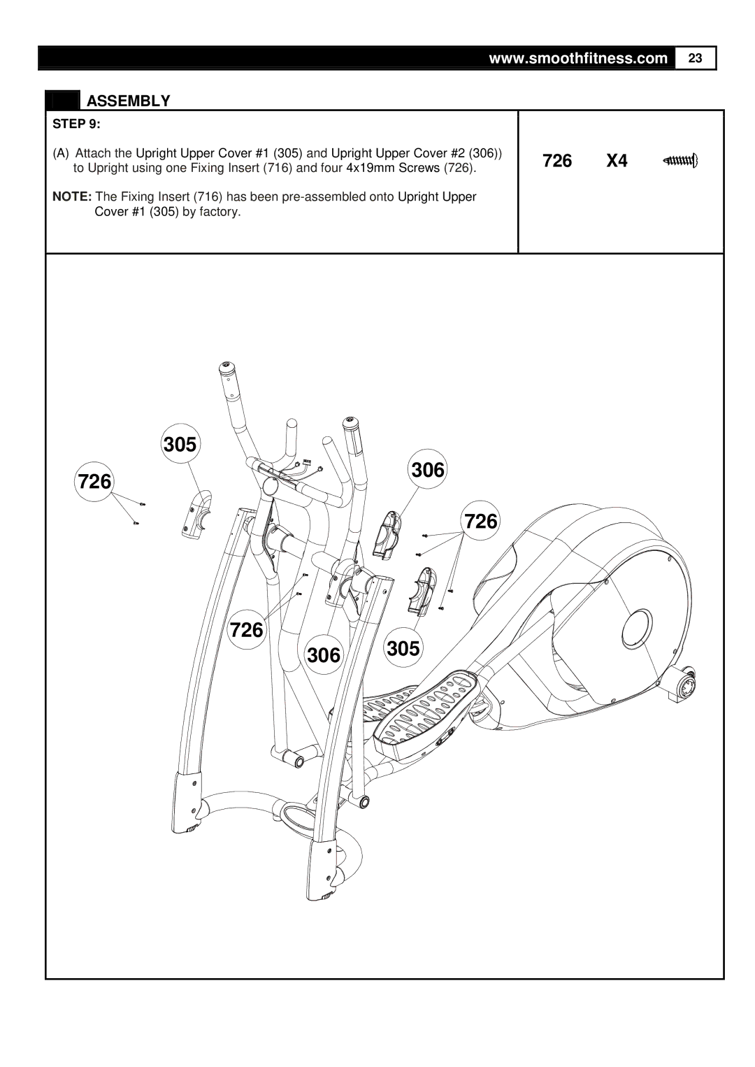 Smooth Fitness CE-3.6 user manual 305 