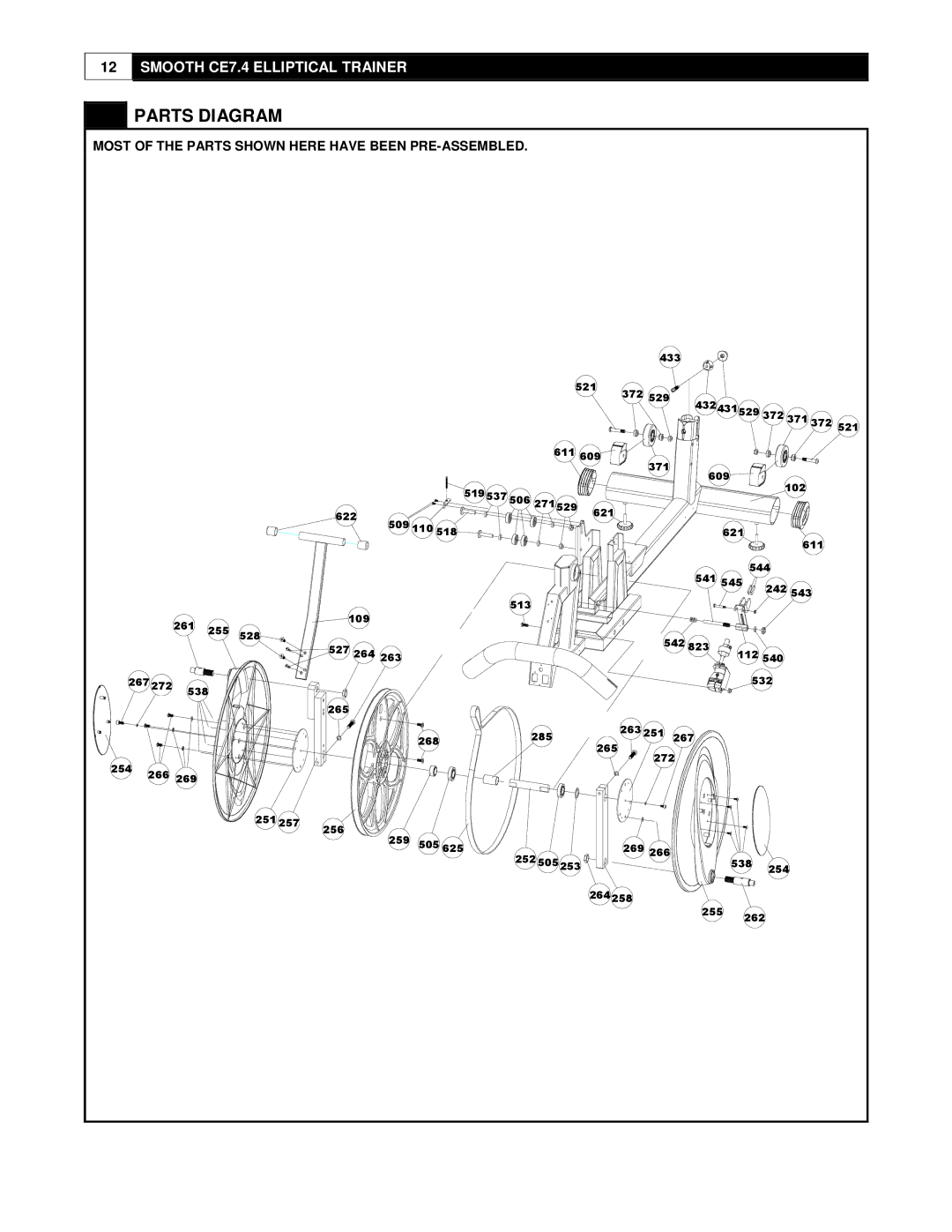 Smooth Fitness CE7.4 user manual 521 