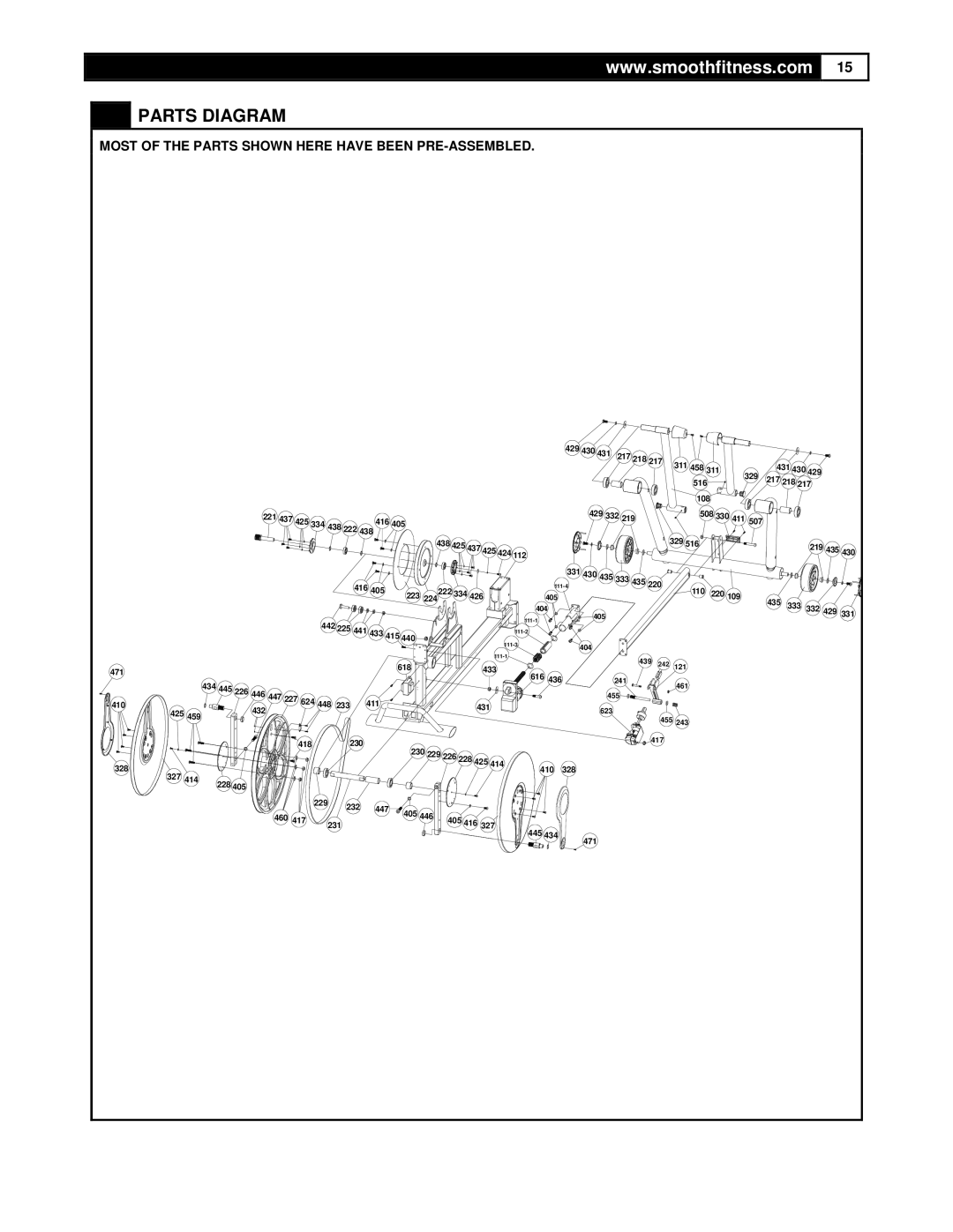 Smooth Fitness DMT X2 user manual 110 