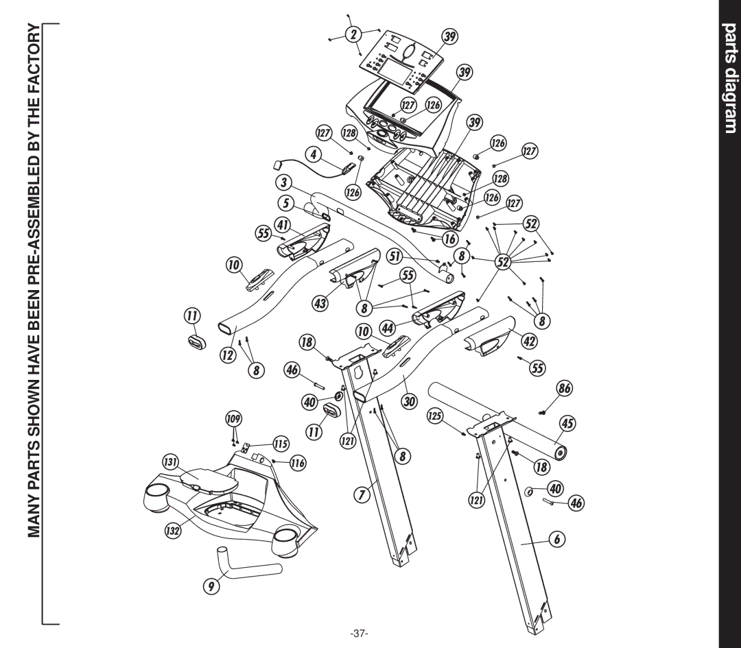 Smooth Fitness EVO 2CD owner manual Many Parts Shown have Been PRE-ASSEMBLED by the Factory 