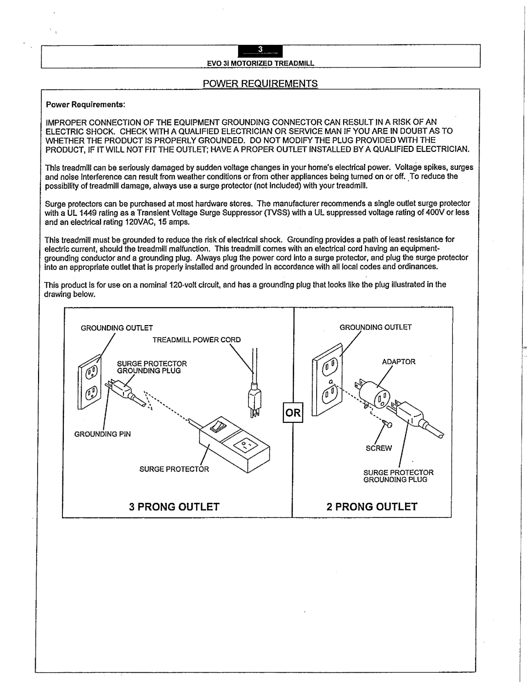 Smooth Fitness EVO 3i manual 