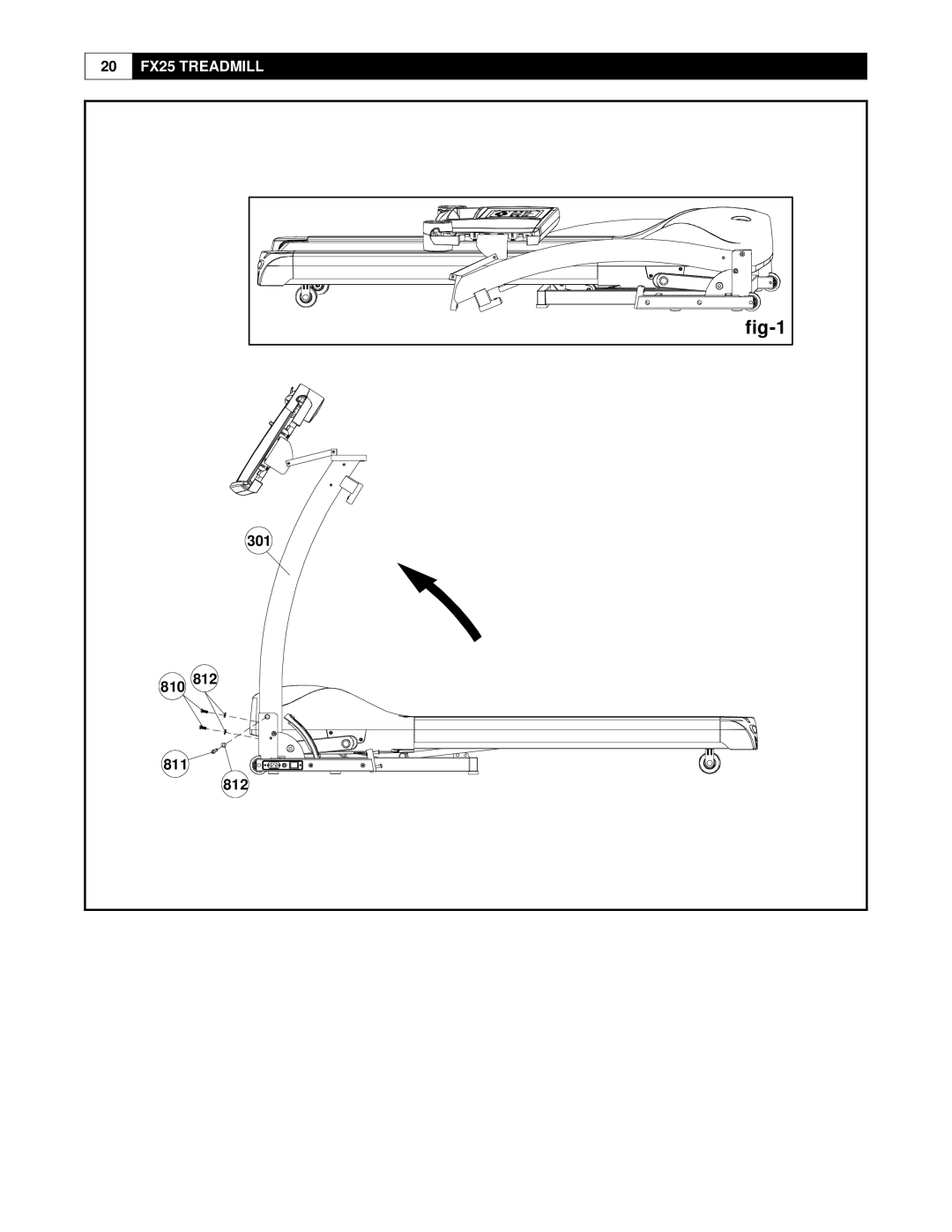 Smooth Fitness FX25 user manual Fig-1 