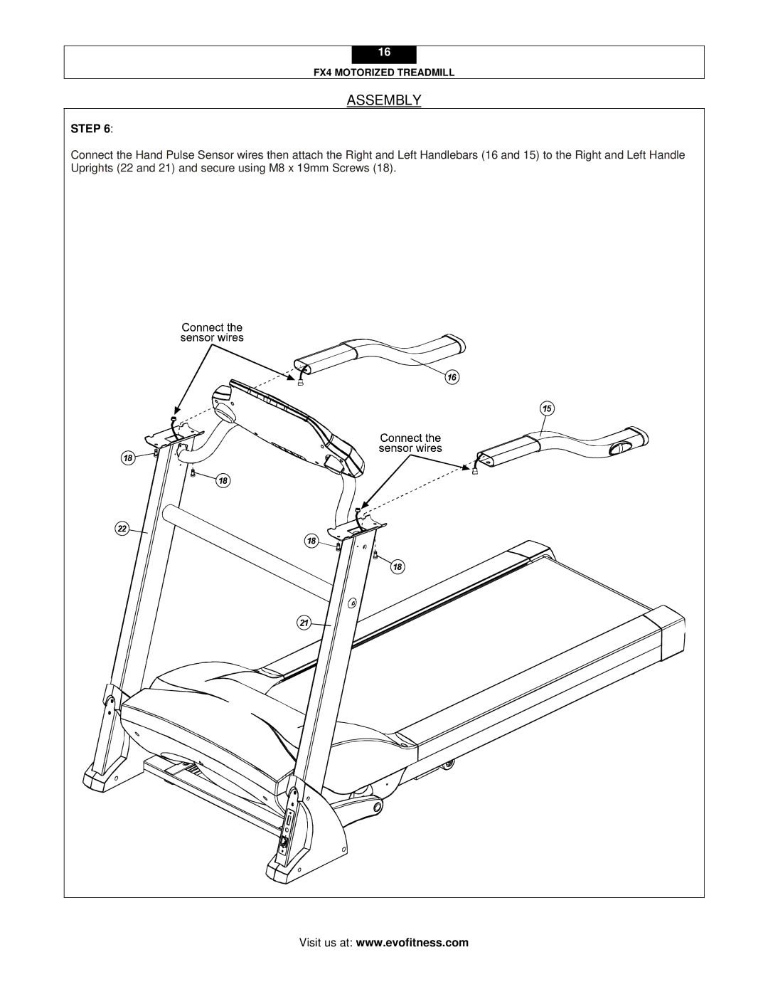 Smooth Fitness FX4 user manual Assembly 