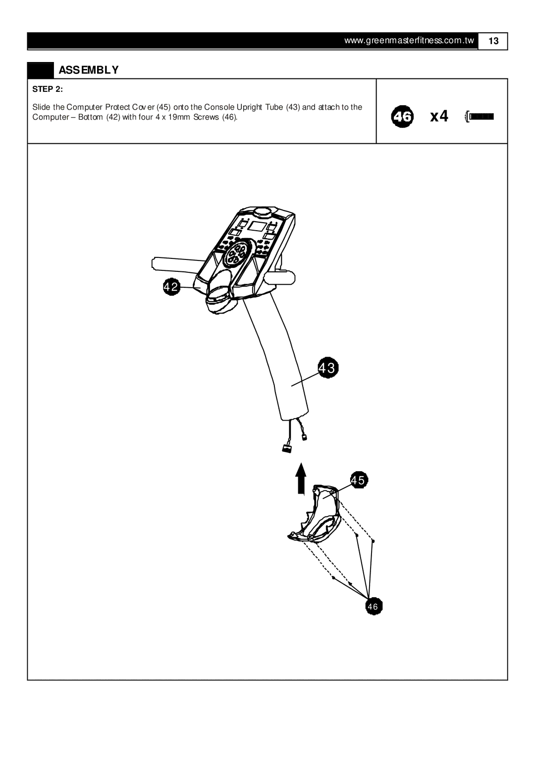 Smooth Fitness RB5 user manual Assembly 