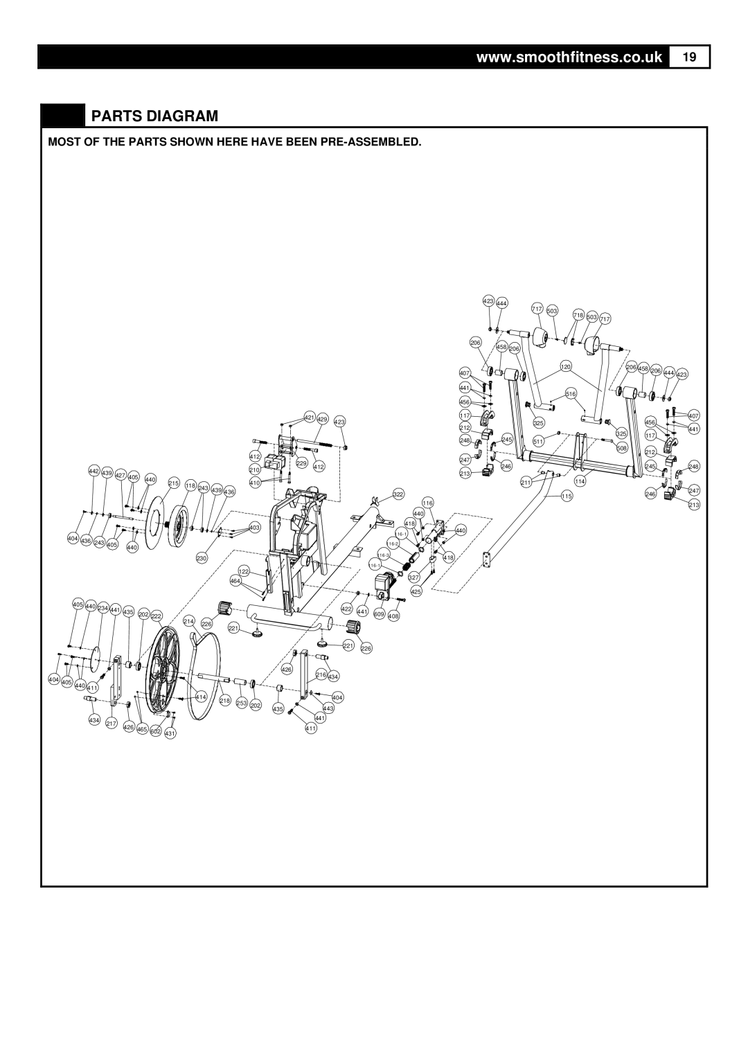 Smooth Fitness Smooth Agile Trainer user manual 230 