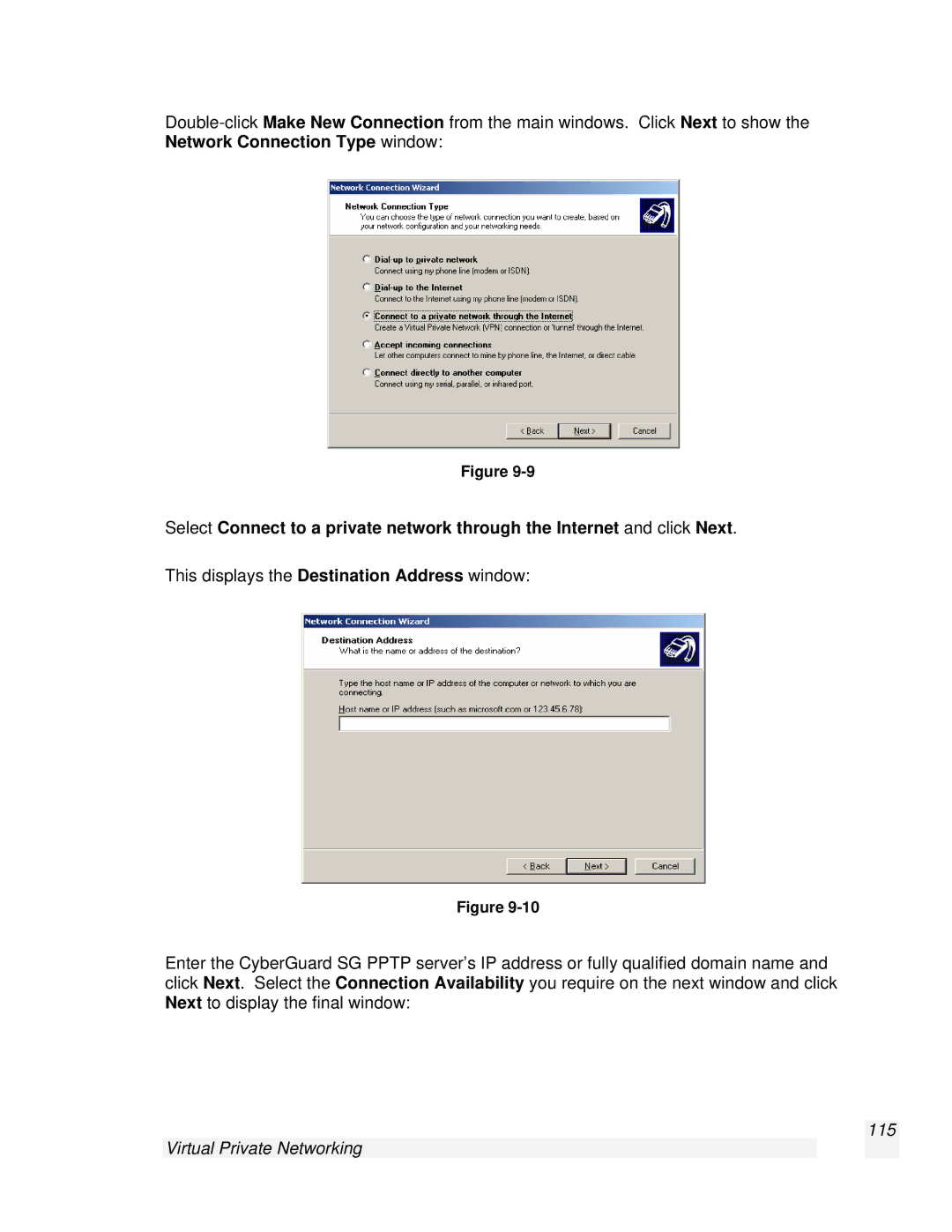 SnapGear 2.0.1 user manual Virtual Private Networking 