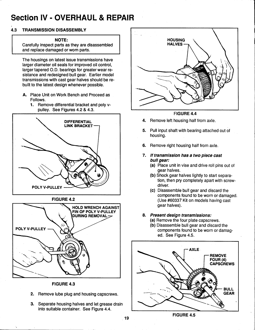 Snapper 0-7001 manual 