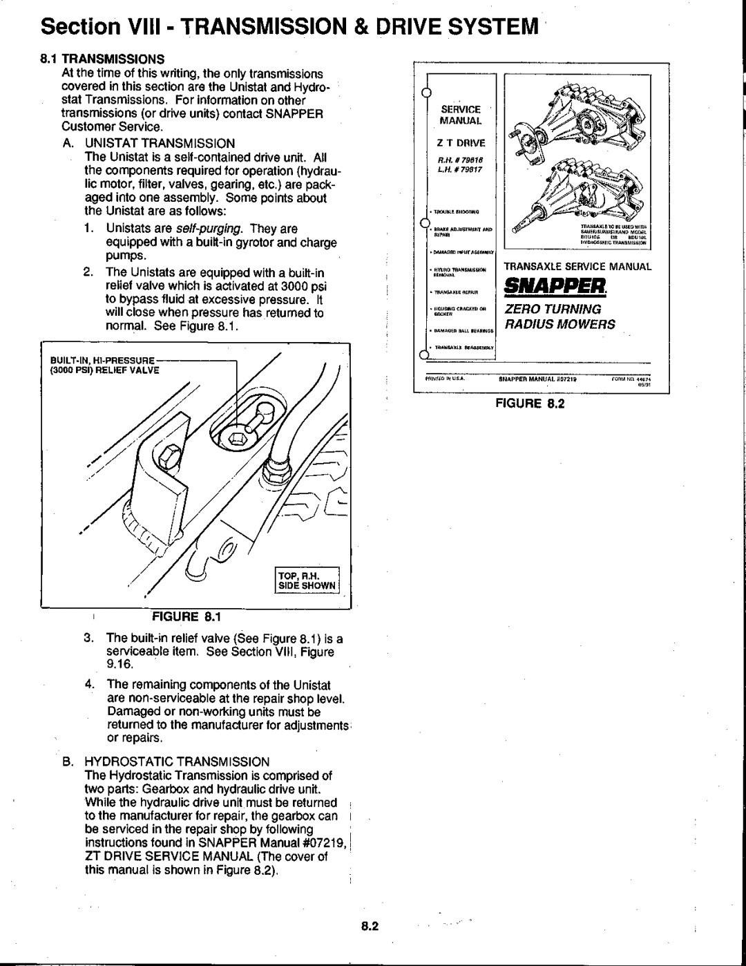 Snapper 07220 manual 