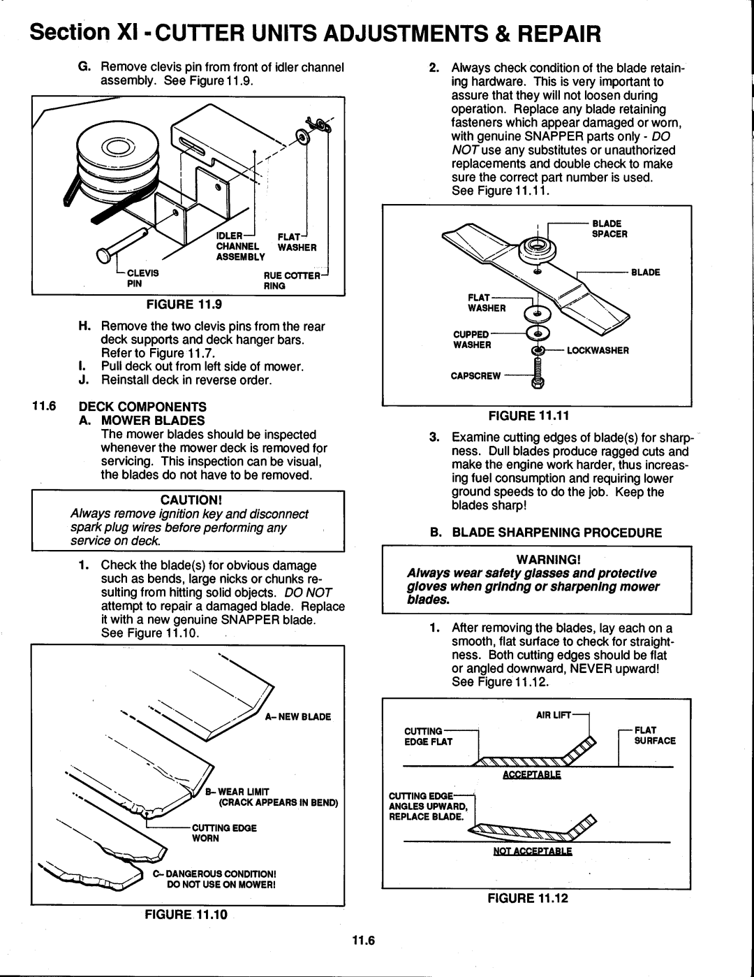 Snapper 07220 manual 