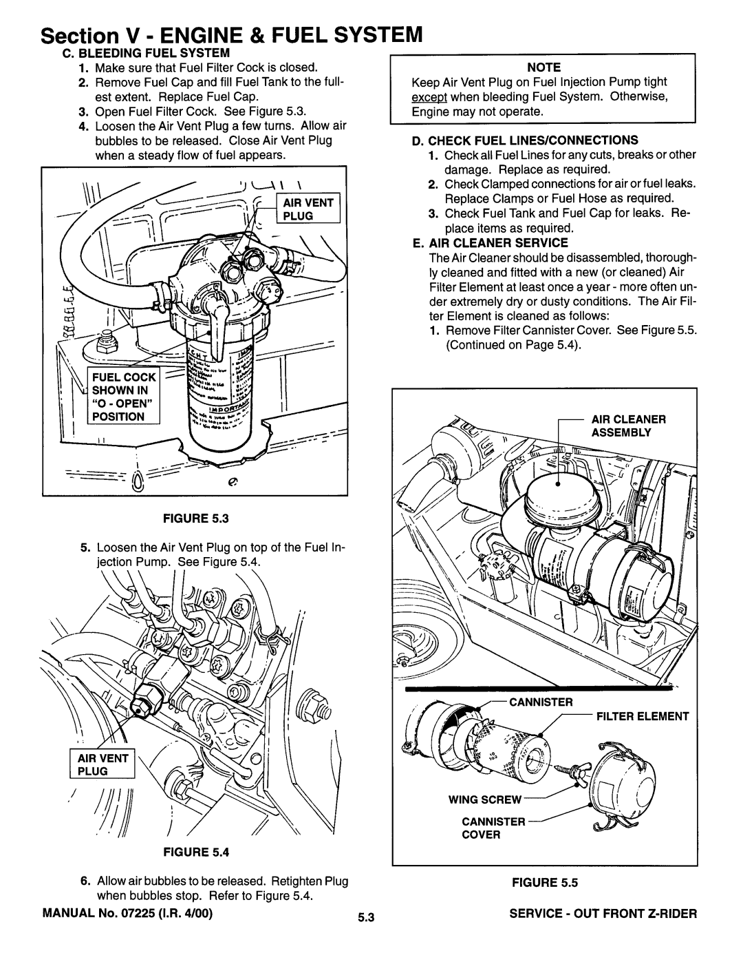 Snapper 07225 manual 