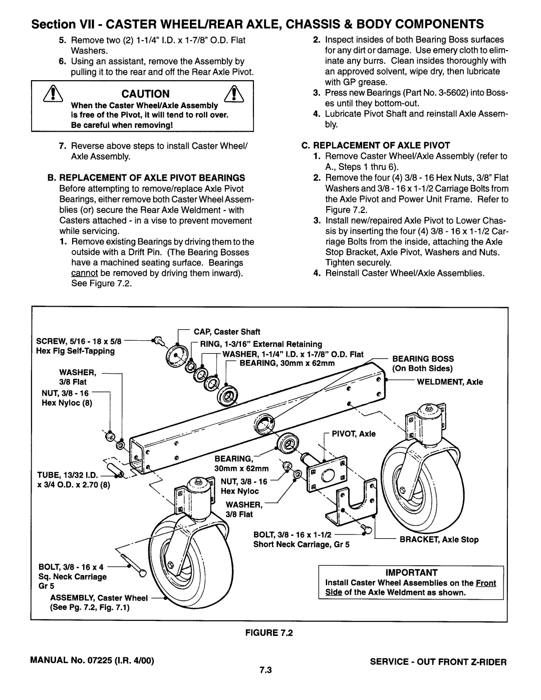 Snapper 07225 manual 