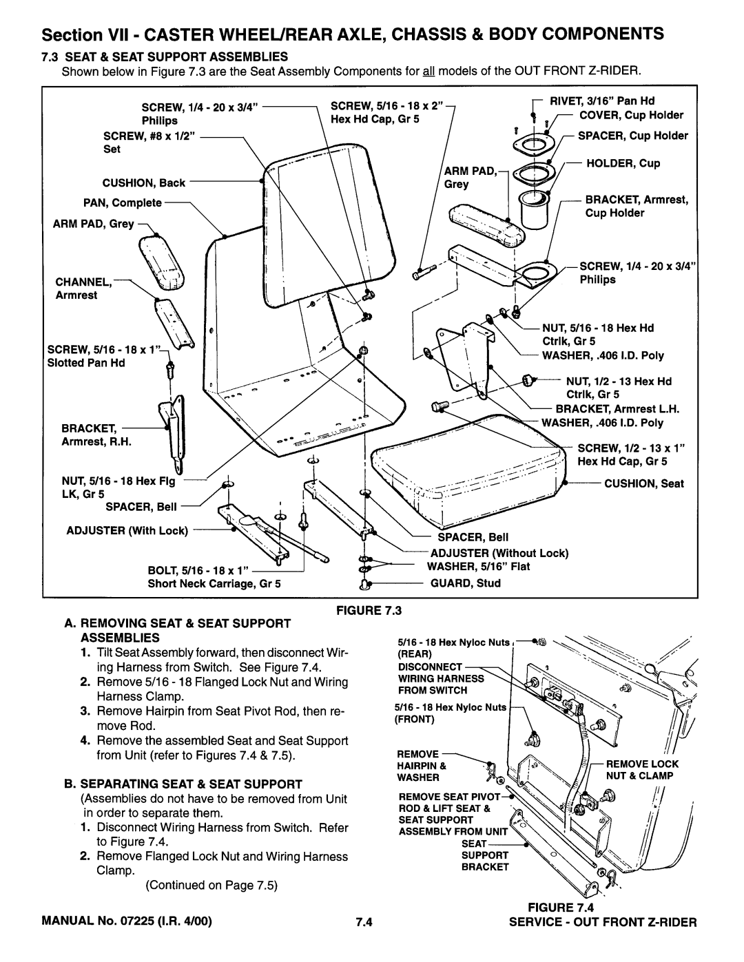 Snapper 07225 manual 