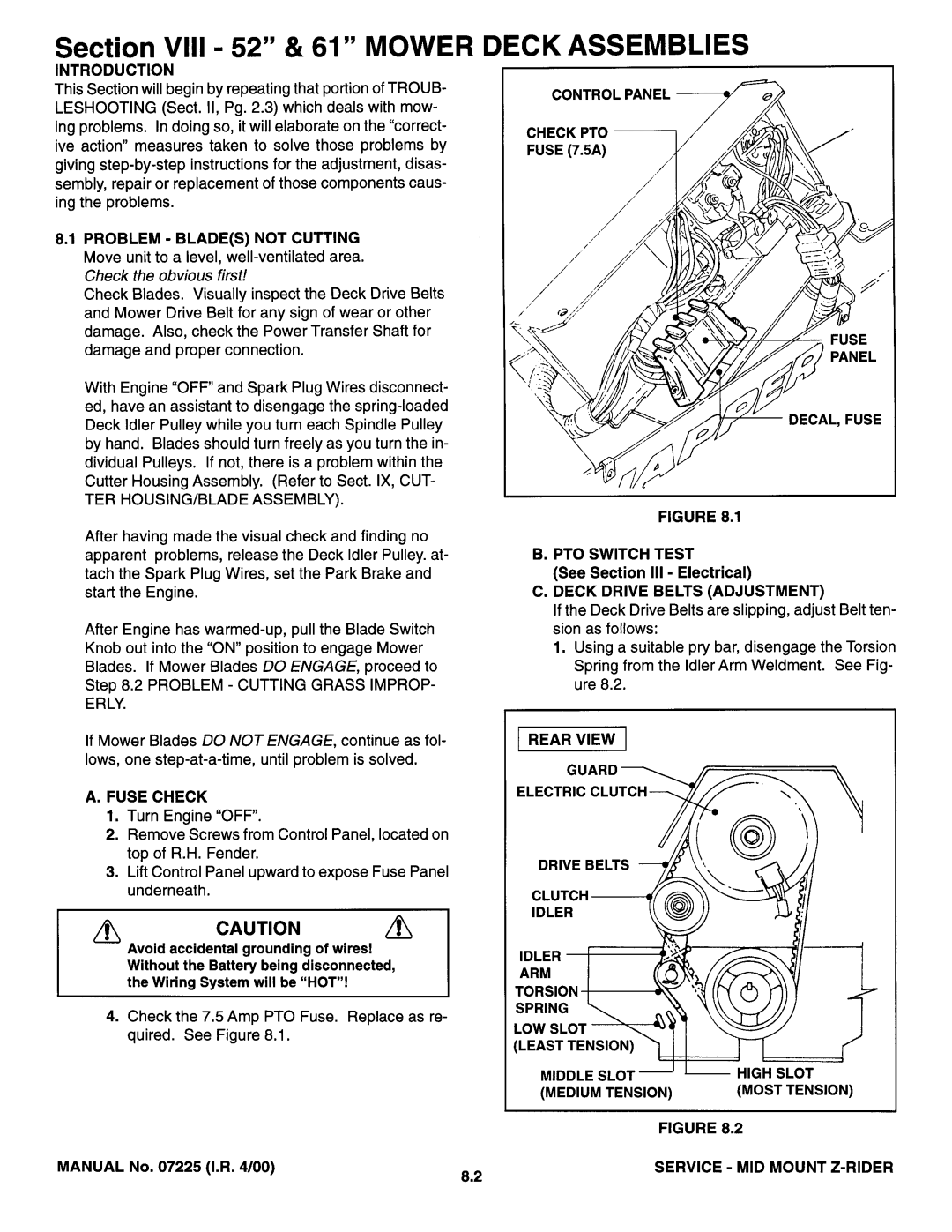 Snapper 07225 manual 