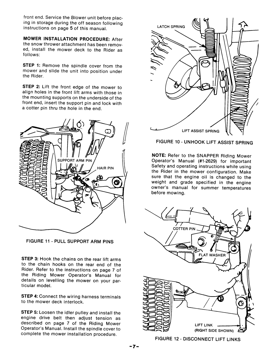 Snapper 1-4228 manual 