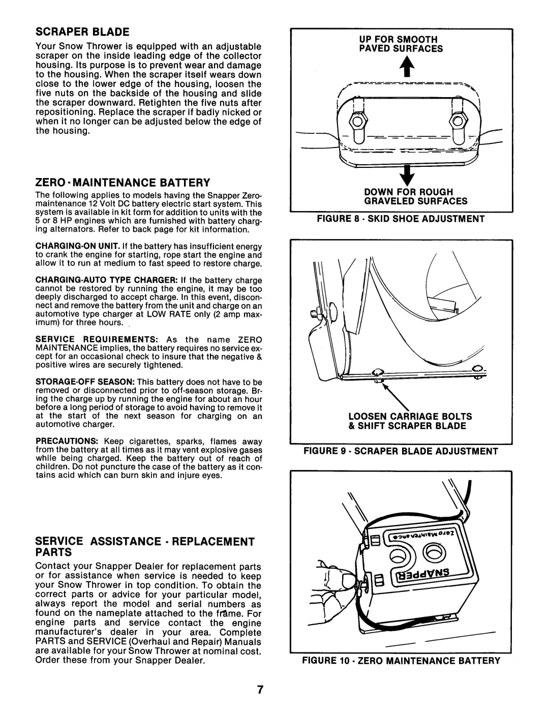 Snapper 1-4299 manual 