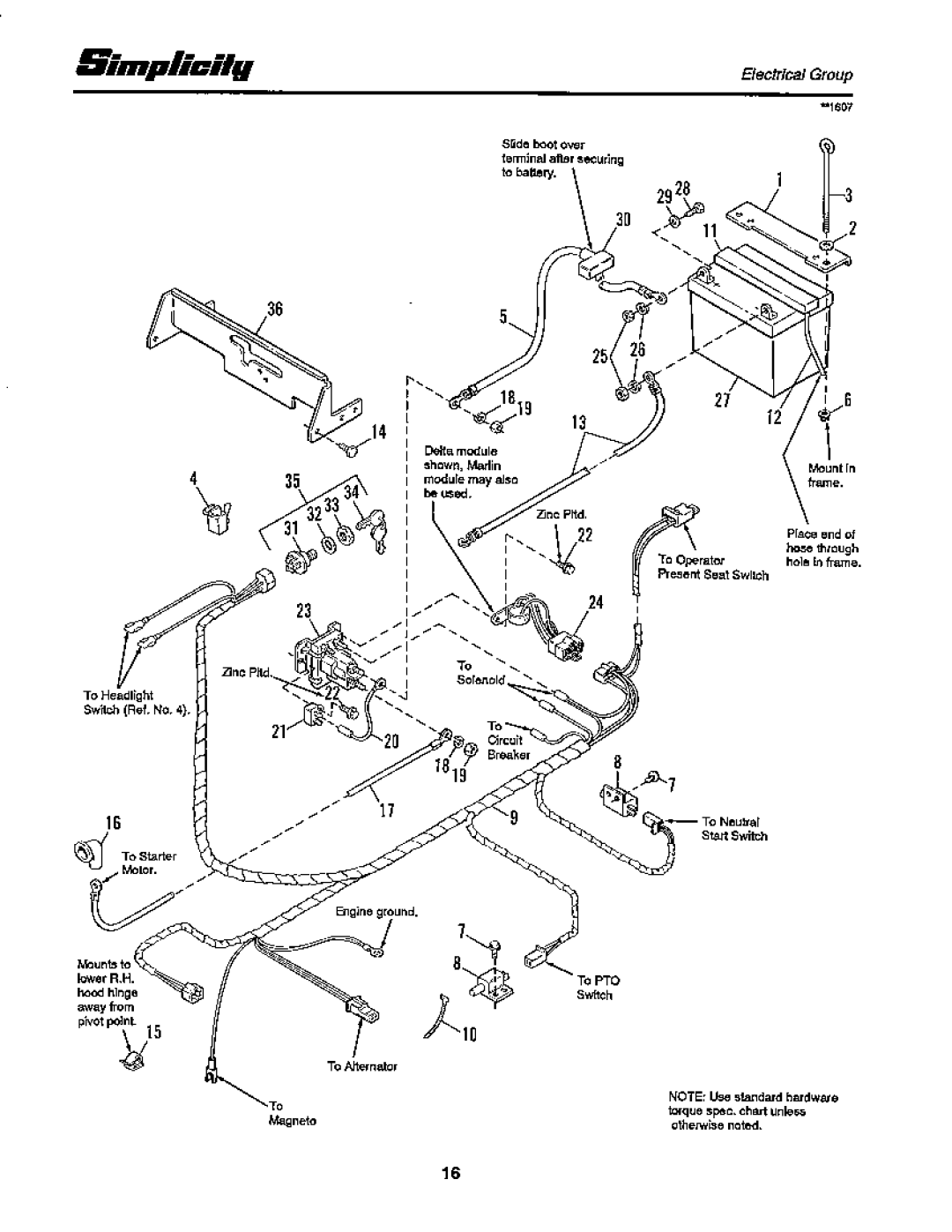 Snapper 12RTG Series manual 