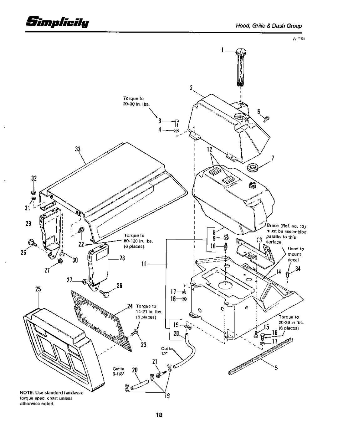 Snapper 12RTG Series manual 