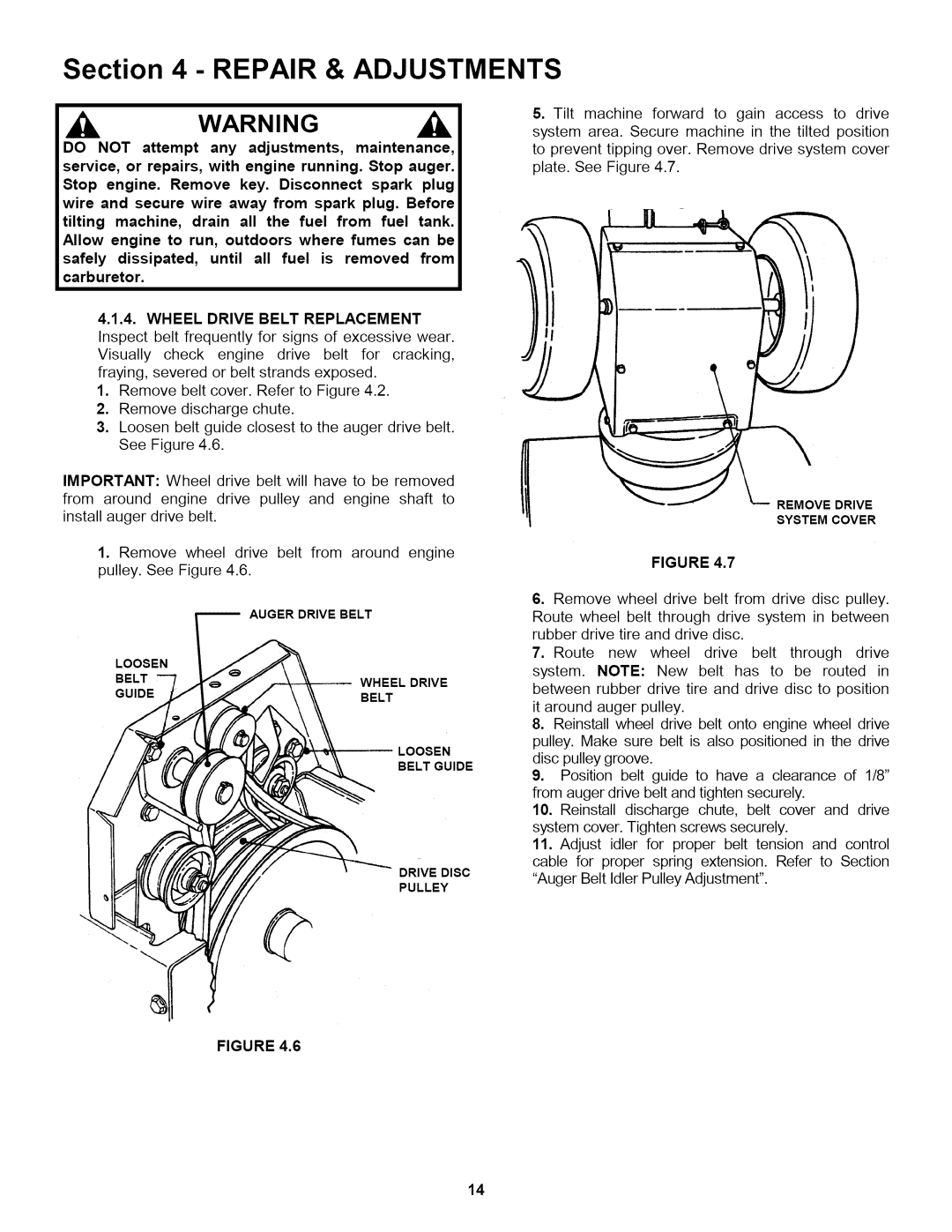 Snapper 155223 important safety instructions W2t¢,o,,,vo 