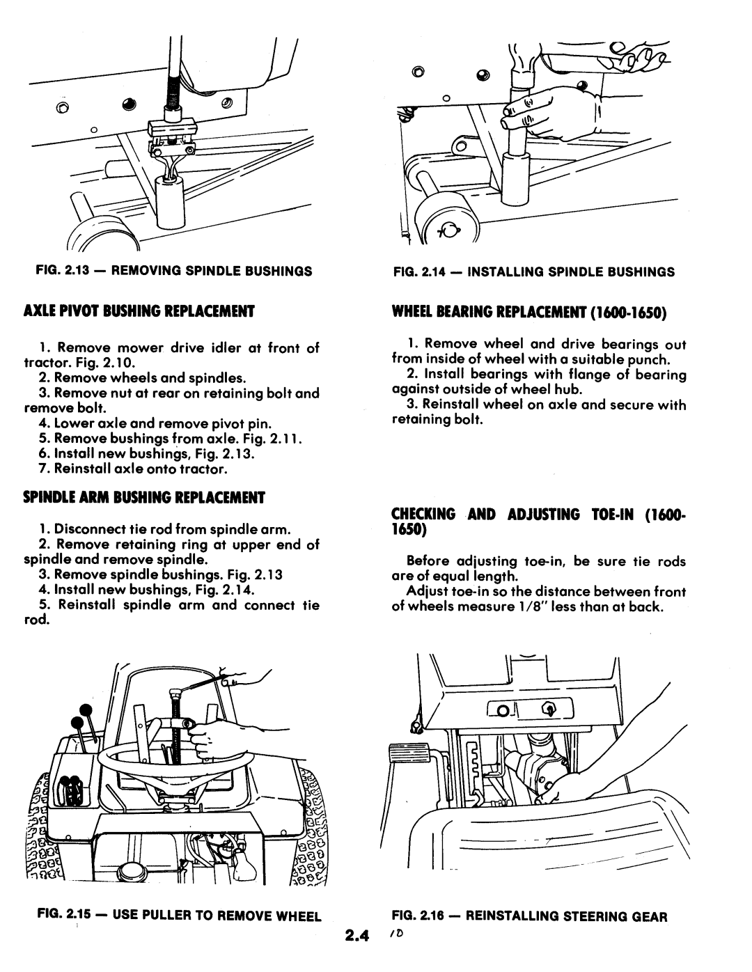 Snapper 1600, 1650, 1855 Series manual 