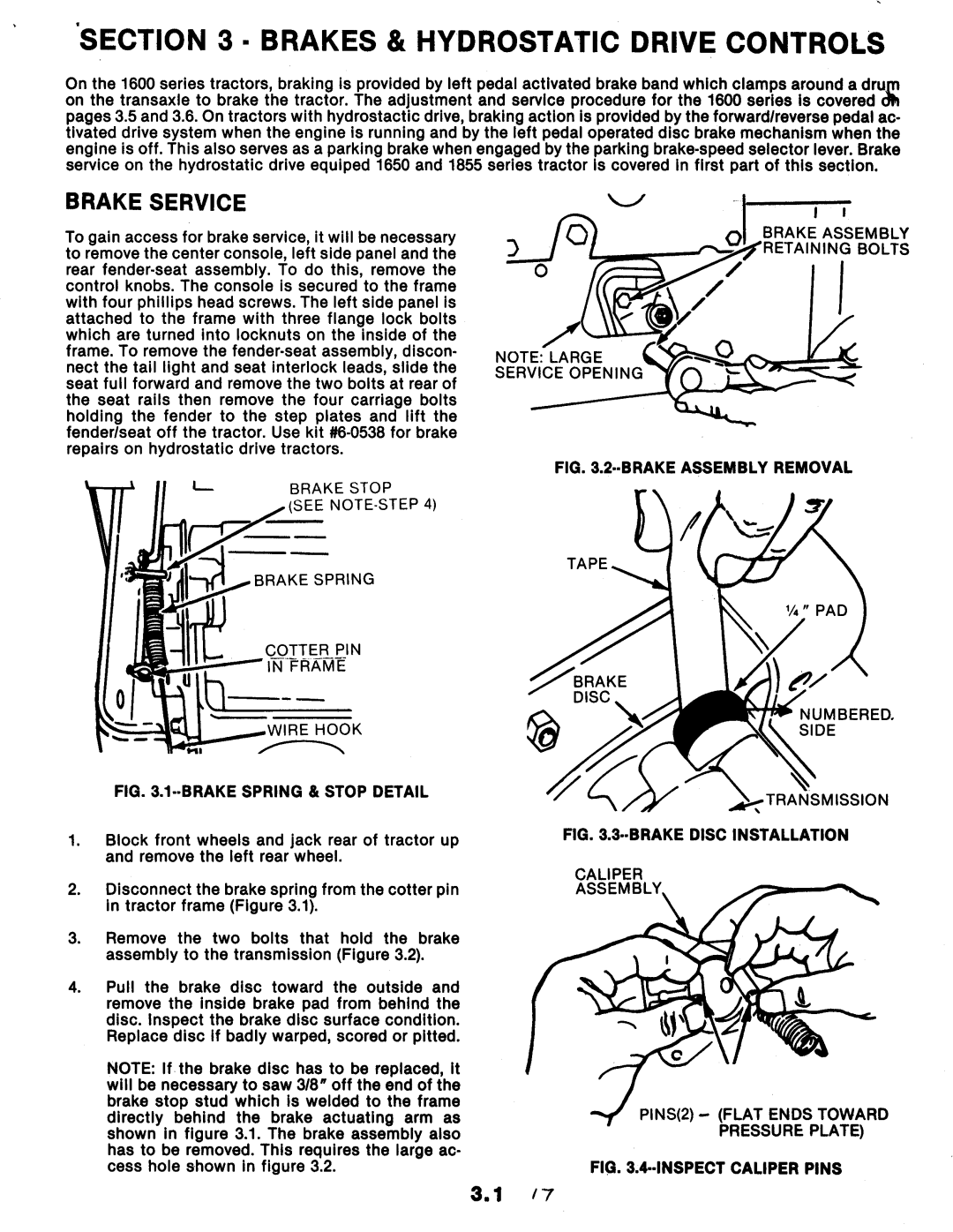 Snapper 1600, 1650, 1855 Series manual 