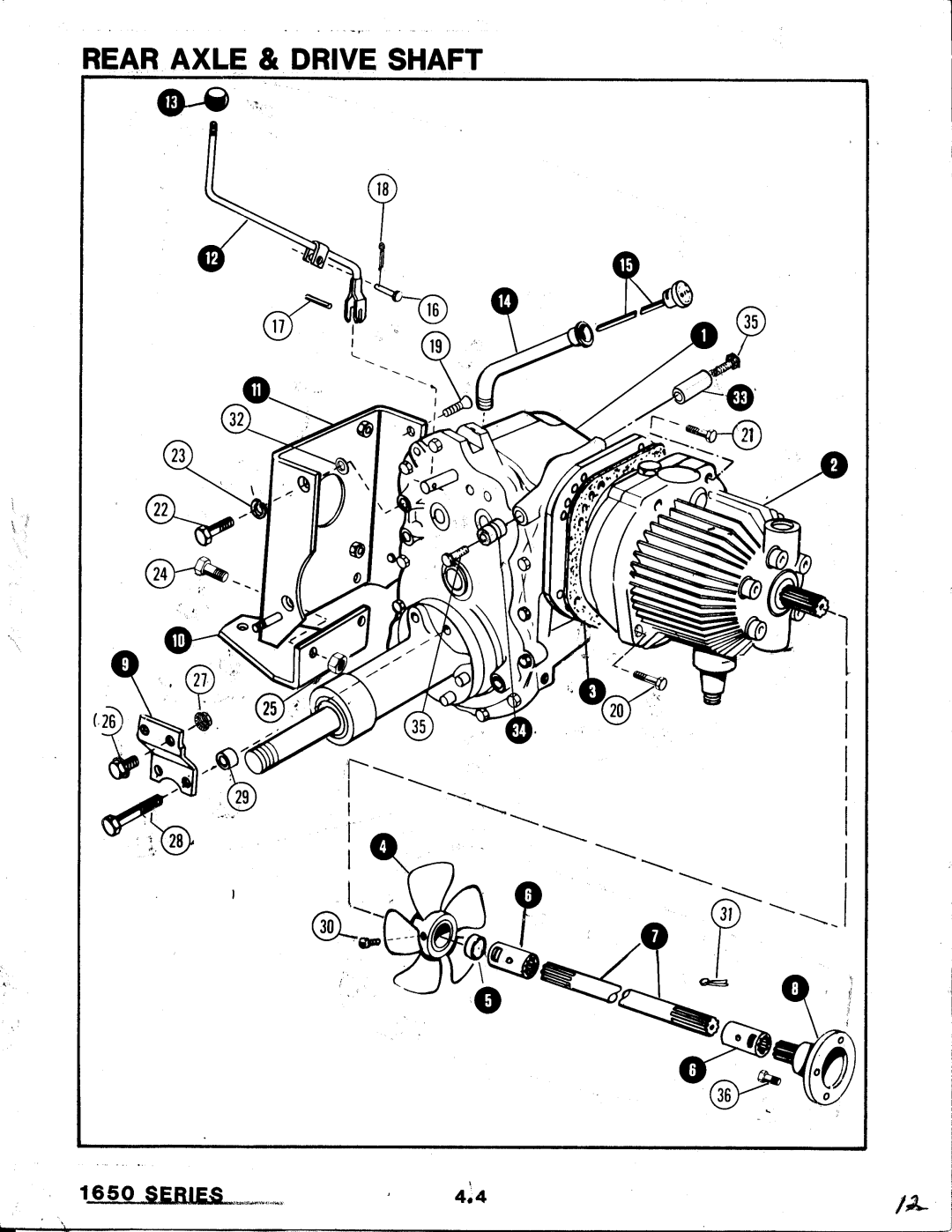 Snapper 1650 Series manual 