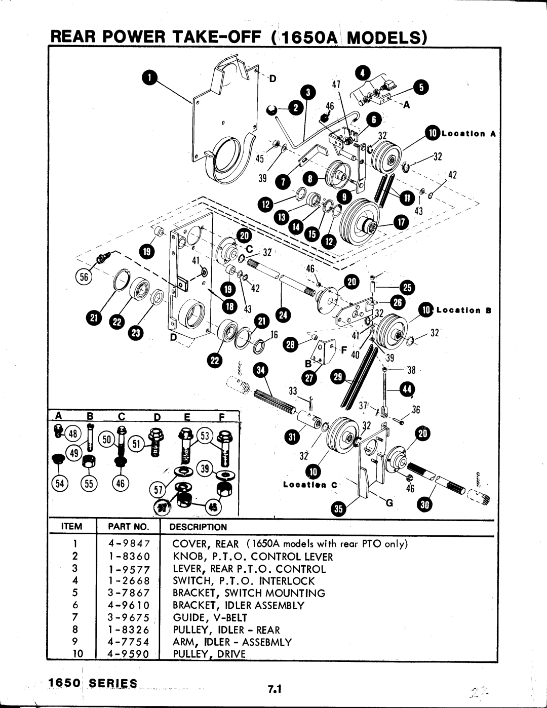 Snapper 1650 Series manual 