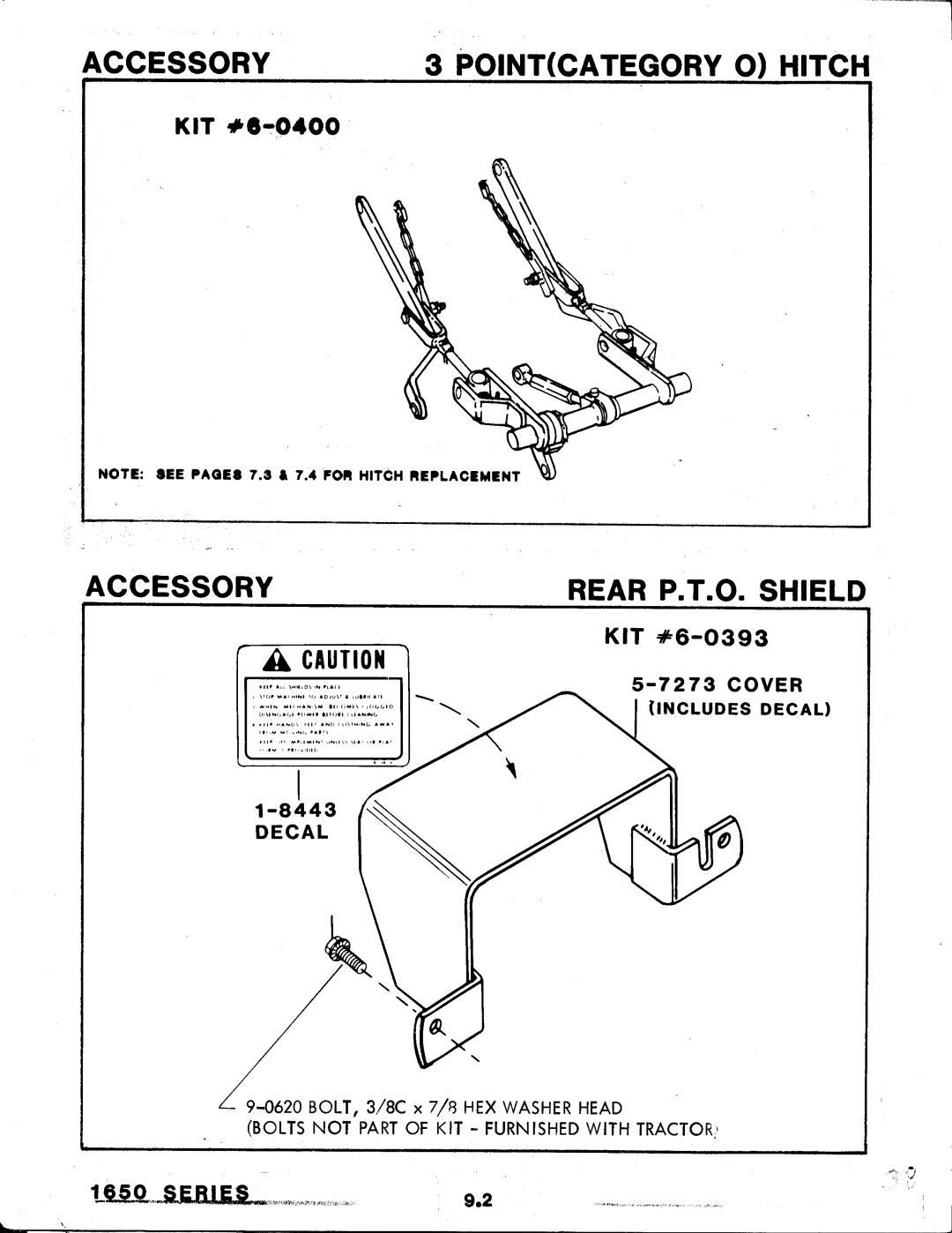 Snapper 1650 Series manual 