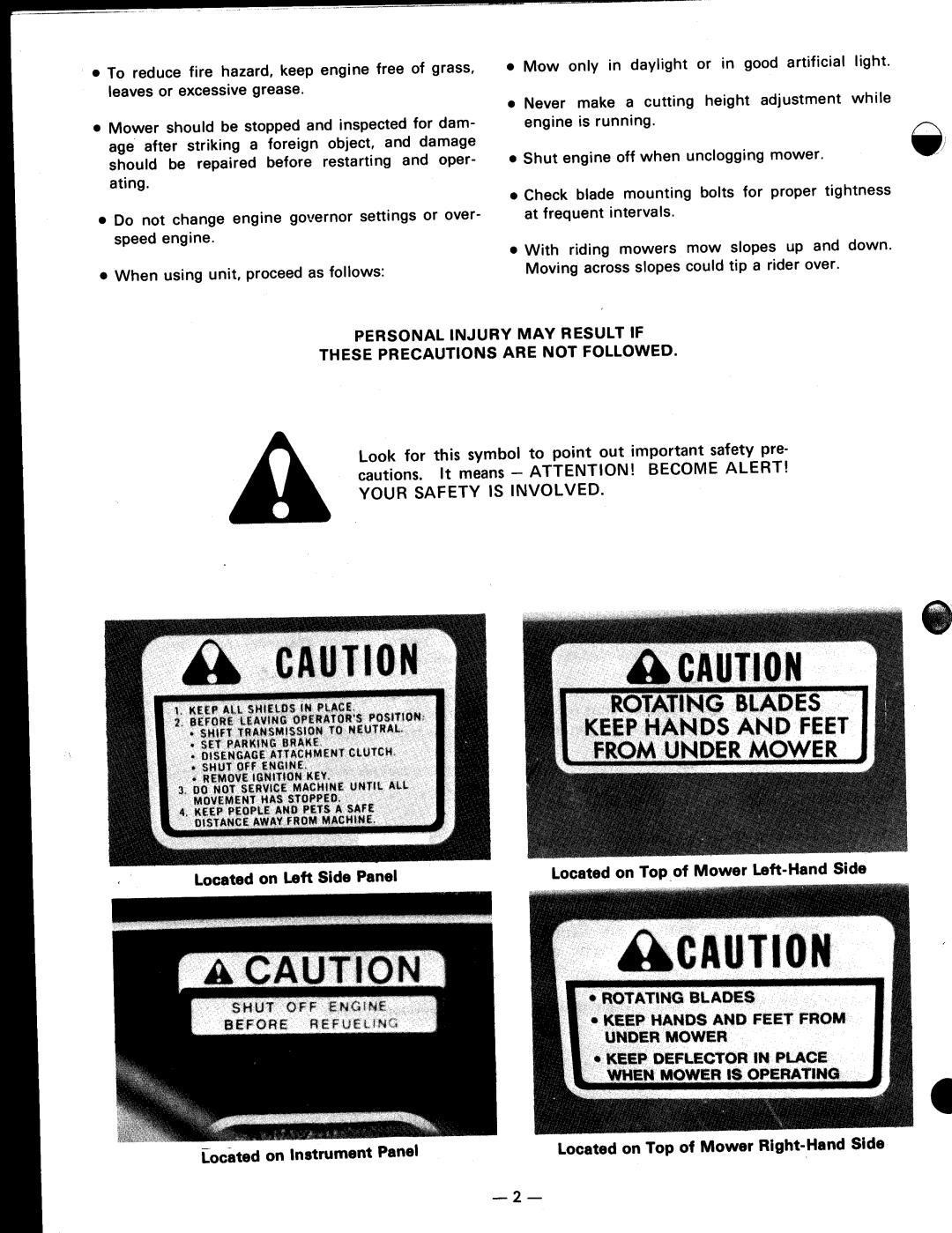 Snapper 1650A manual 