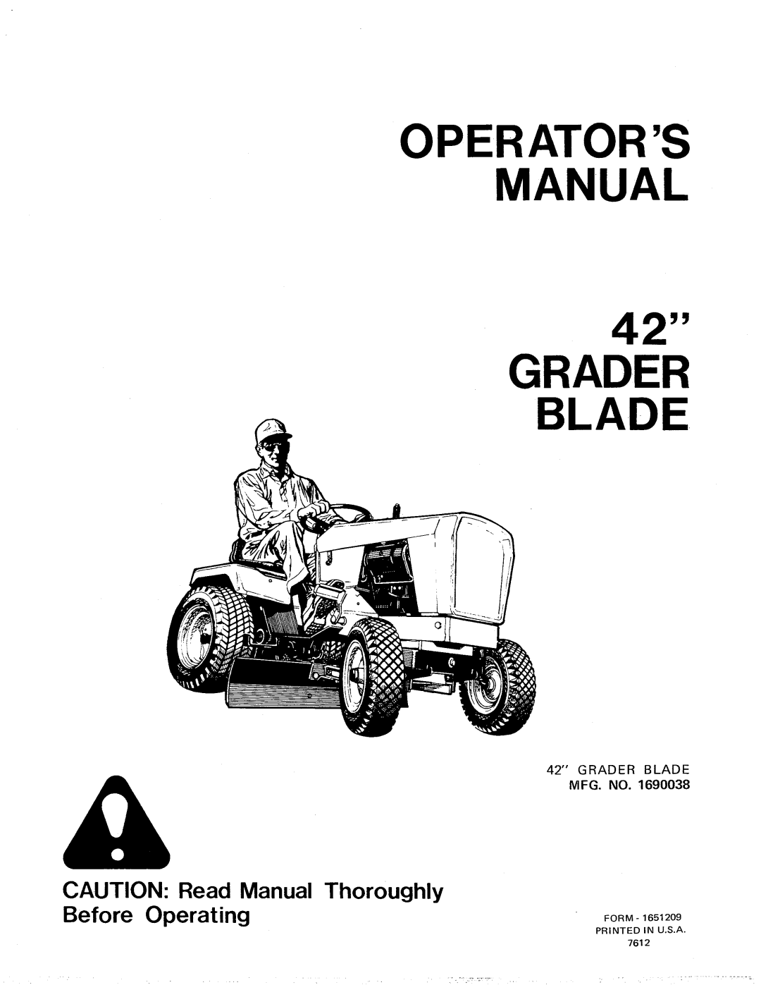 Snapper 1690038 manual 