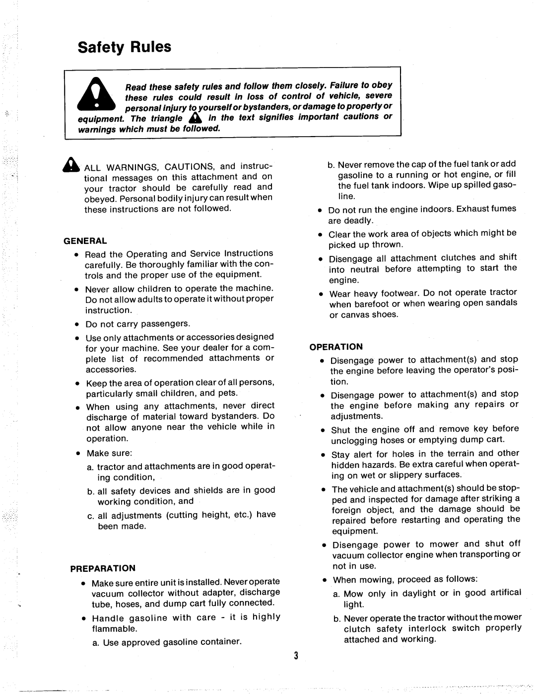 Snapper 1690227, 1690228, 1690226 manual 