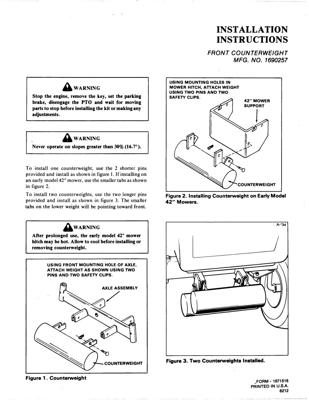 Snapper 1690257 manual 
