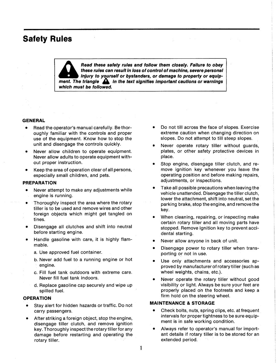 Snapper 1690393 manual 