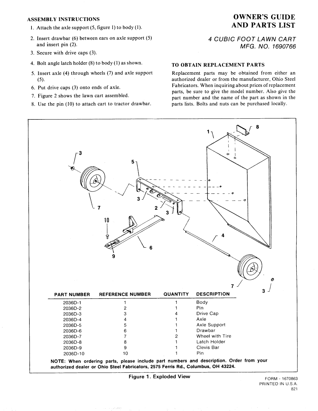 Snapper 1690766 manual 