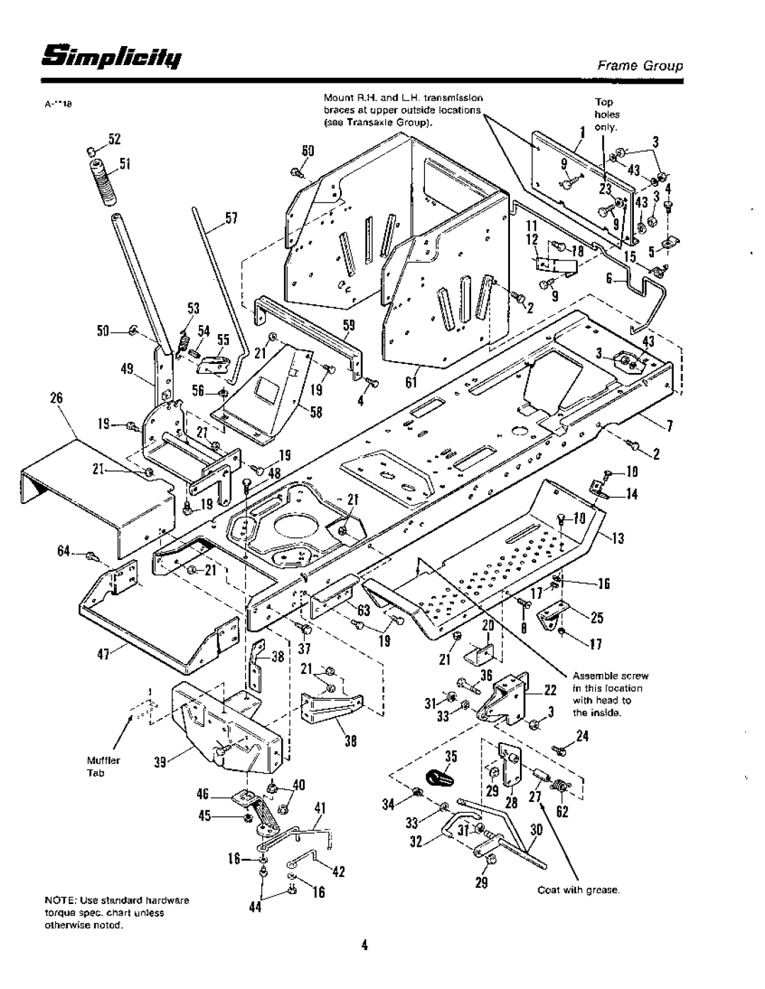 Snapper 1691423, 1691735, 1691824 manual 