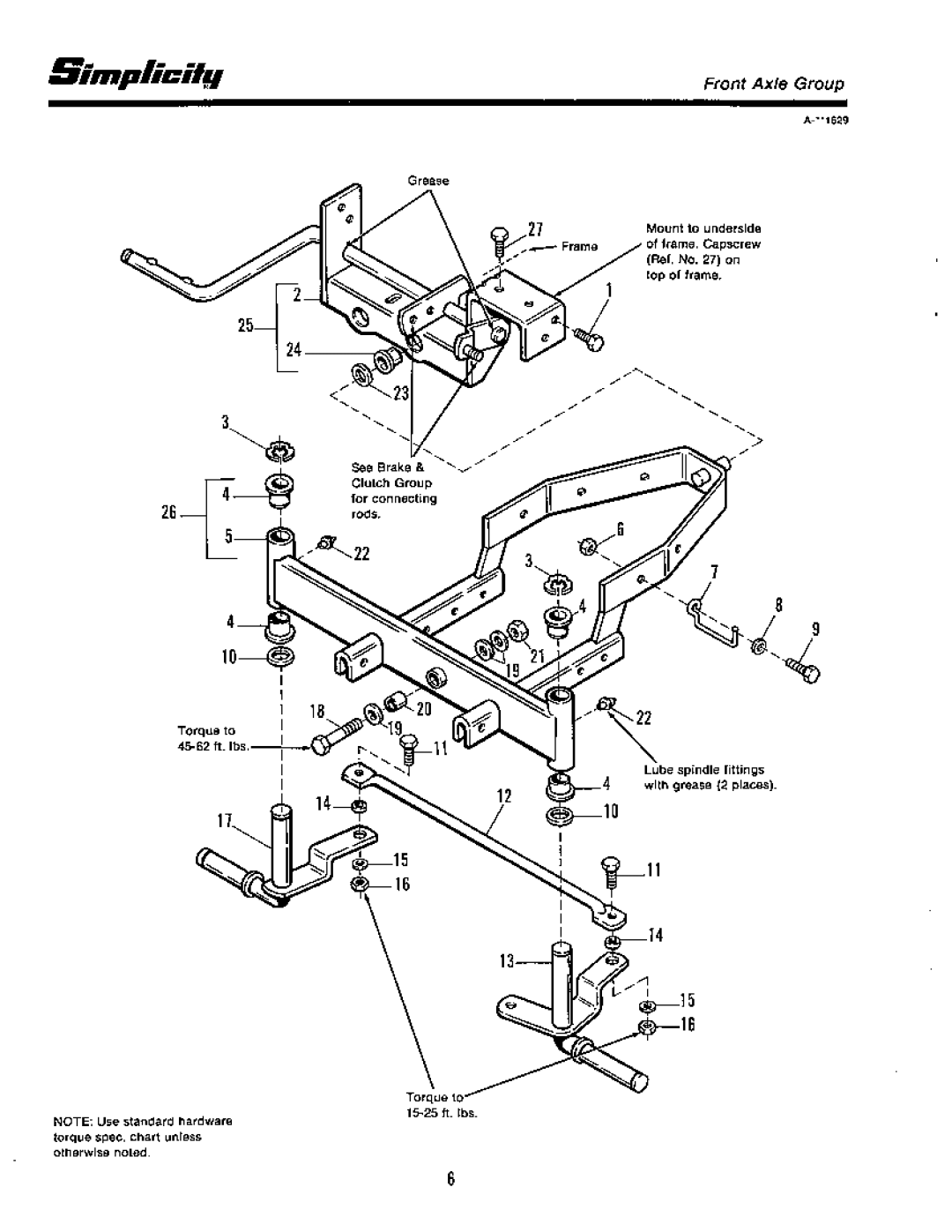 Snapper 1691824, 1691423, 1691735 manual 
