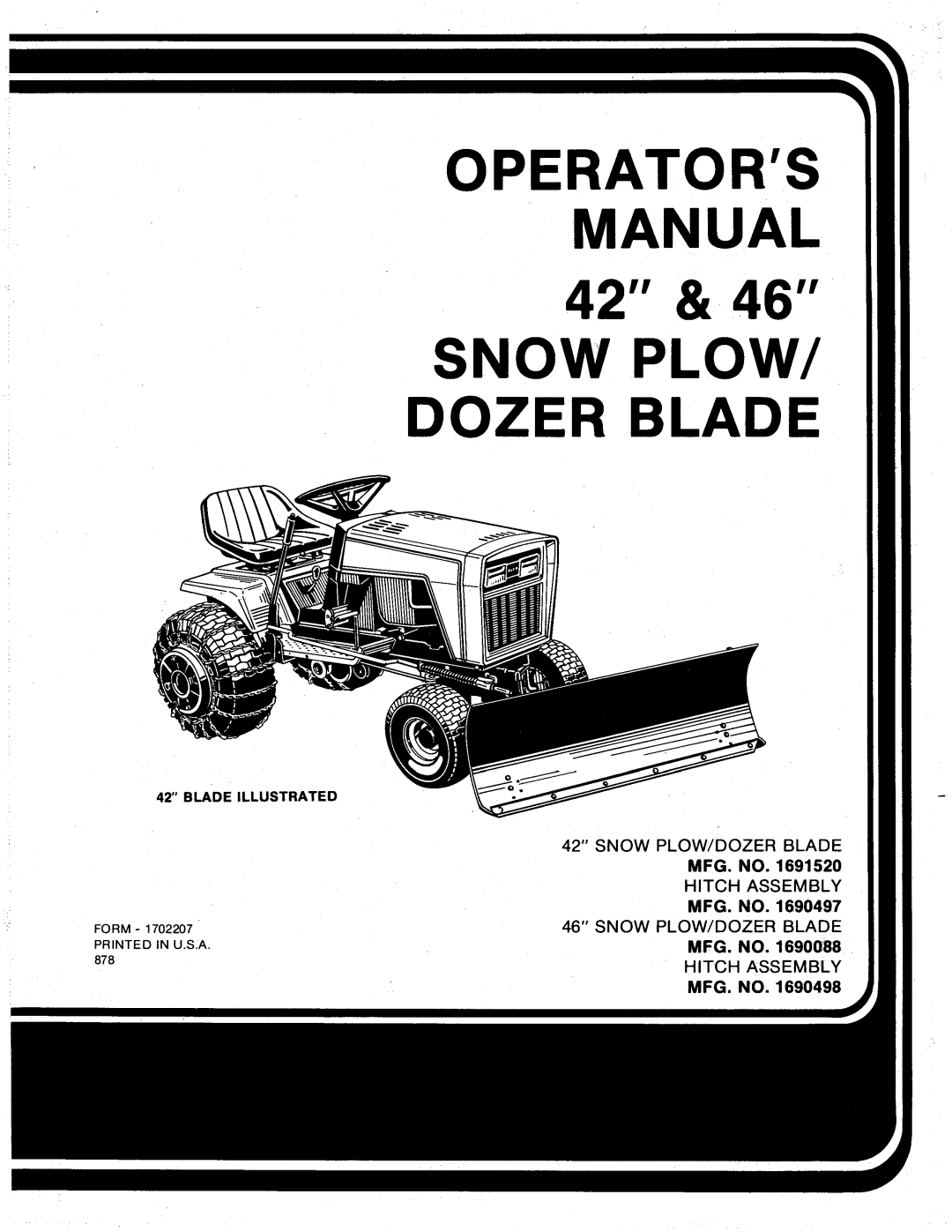 Snapper 1691520 manual 