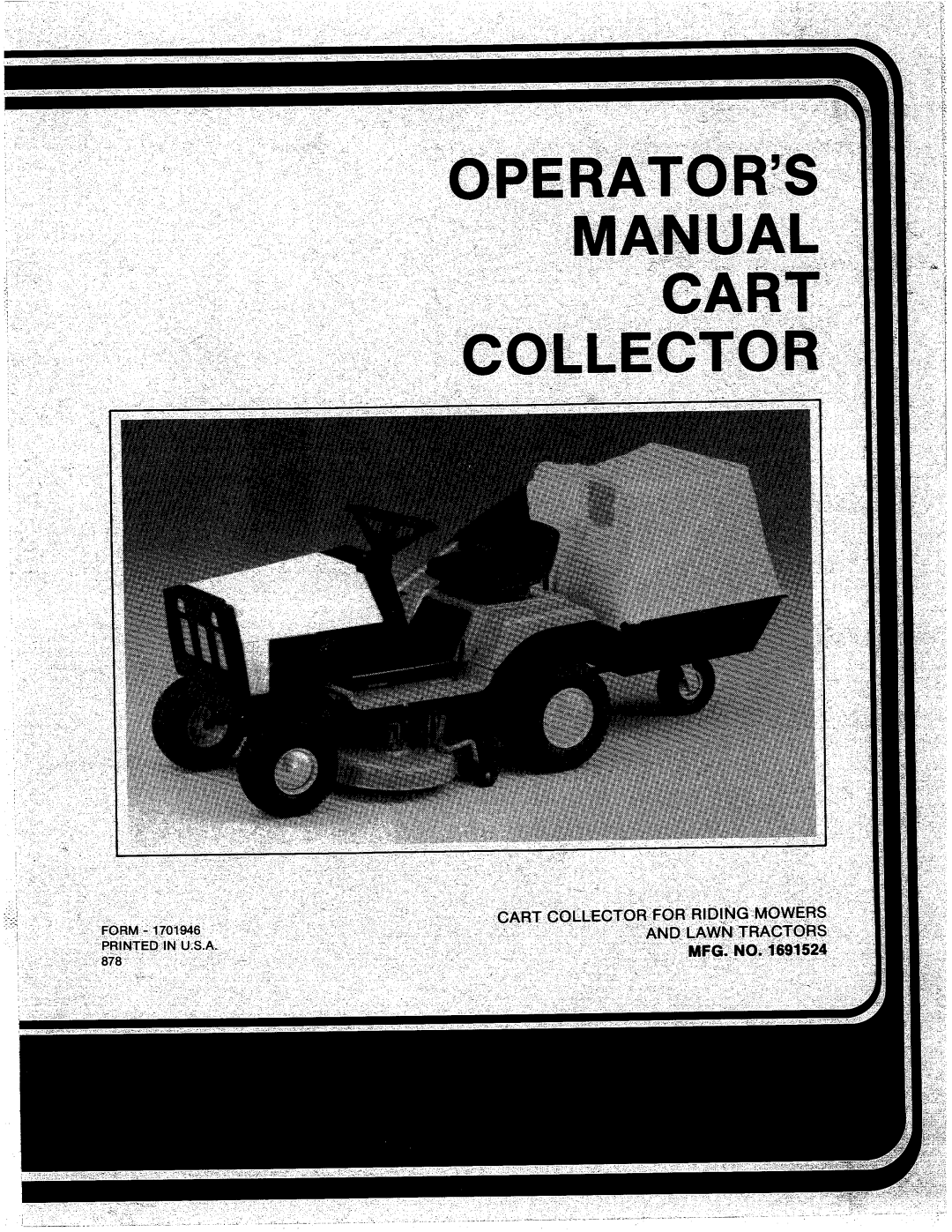 Snapper 1691524 manual 