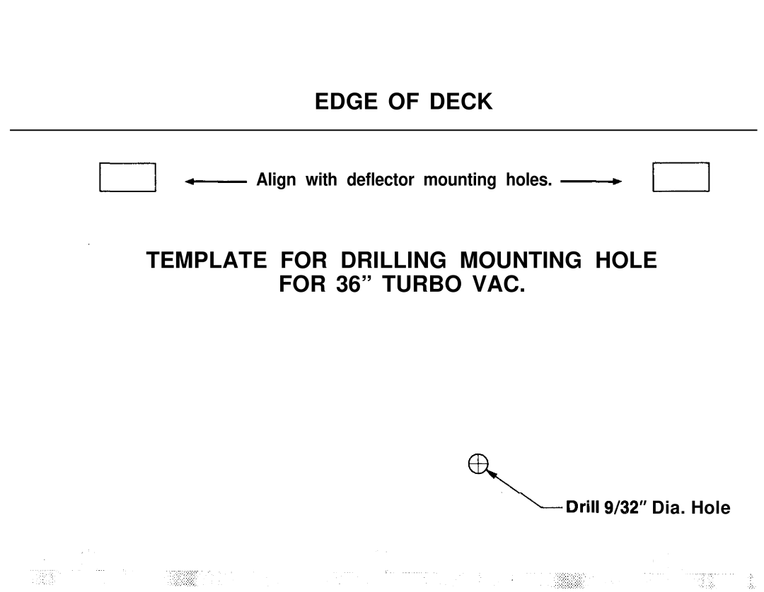 Snapper 1691525 manual Edge of Deck 