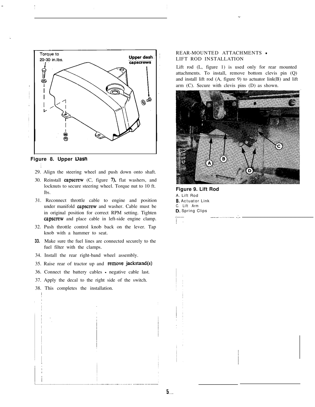 Snapper 1691531 installation instructions Upper UaSn 