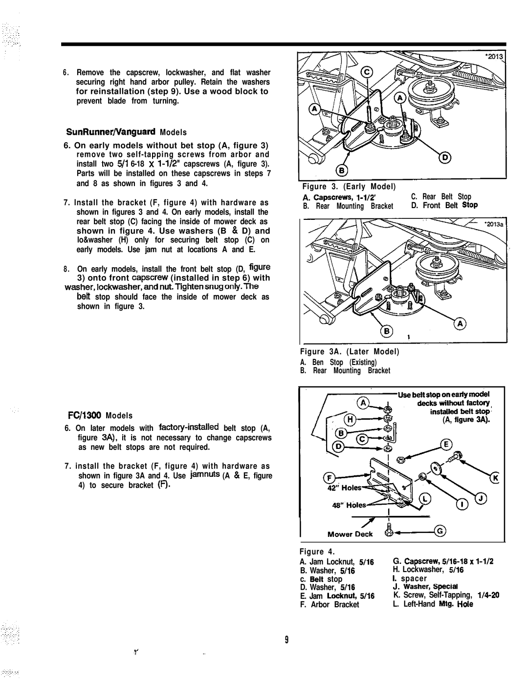 Snapper 1691998, 1691810 manual Belt 