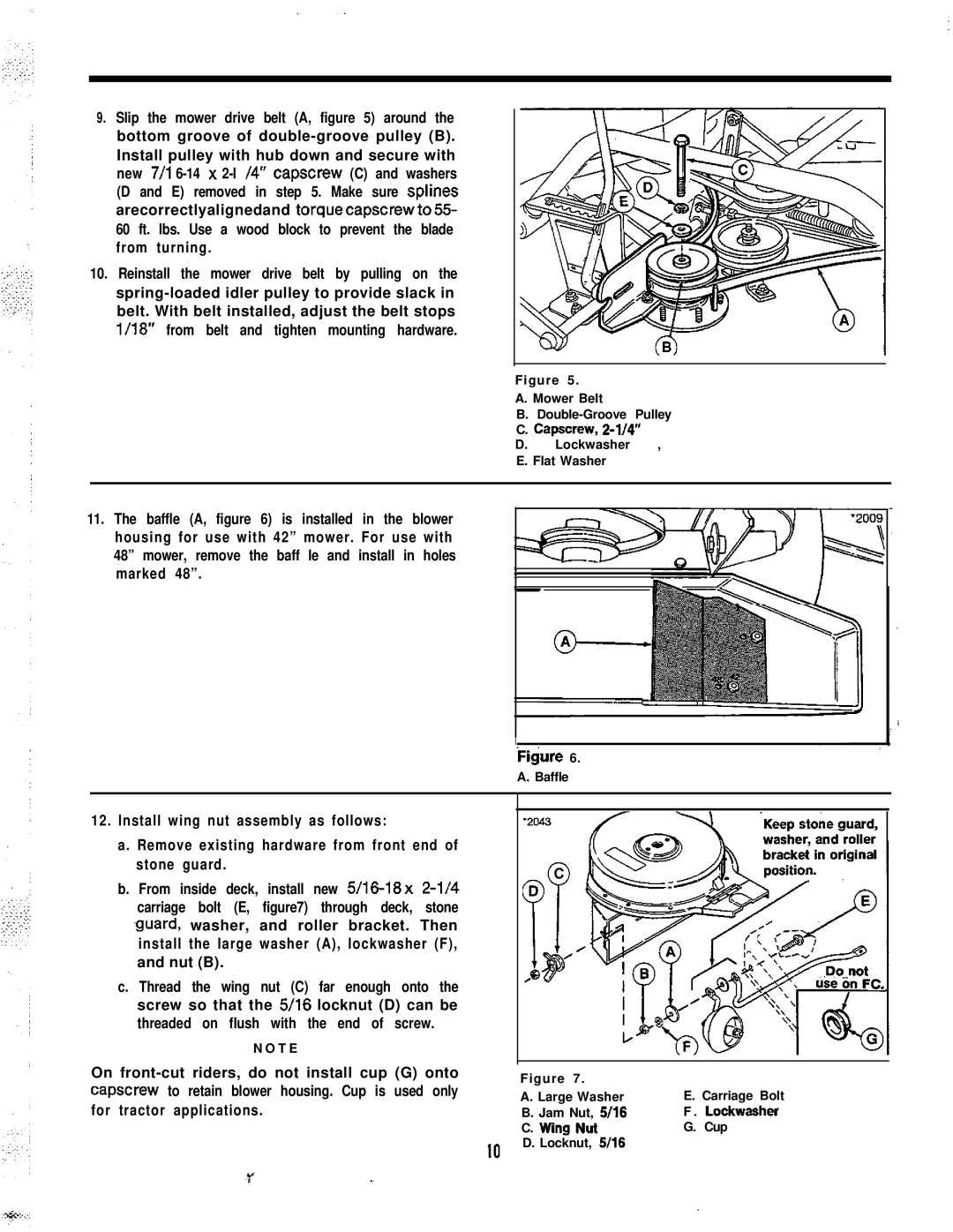 Snapper 1691810, 1691998 manual T E 