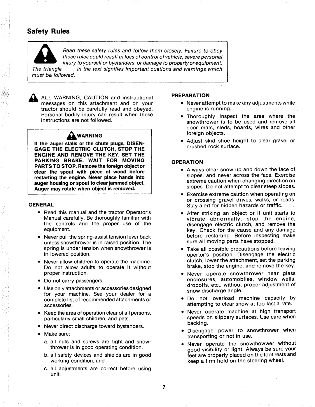 Snapper 1691521, 1691829, 1691522 manual 