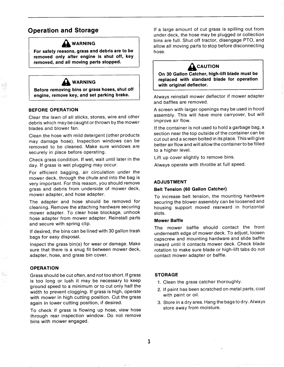 Snapper 71691883, 1691853, 1691854 manual 